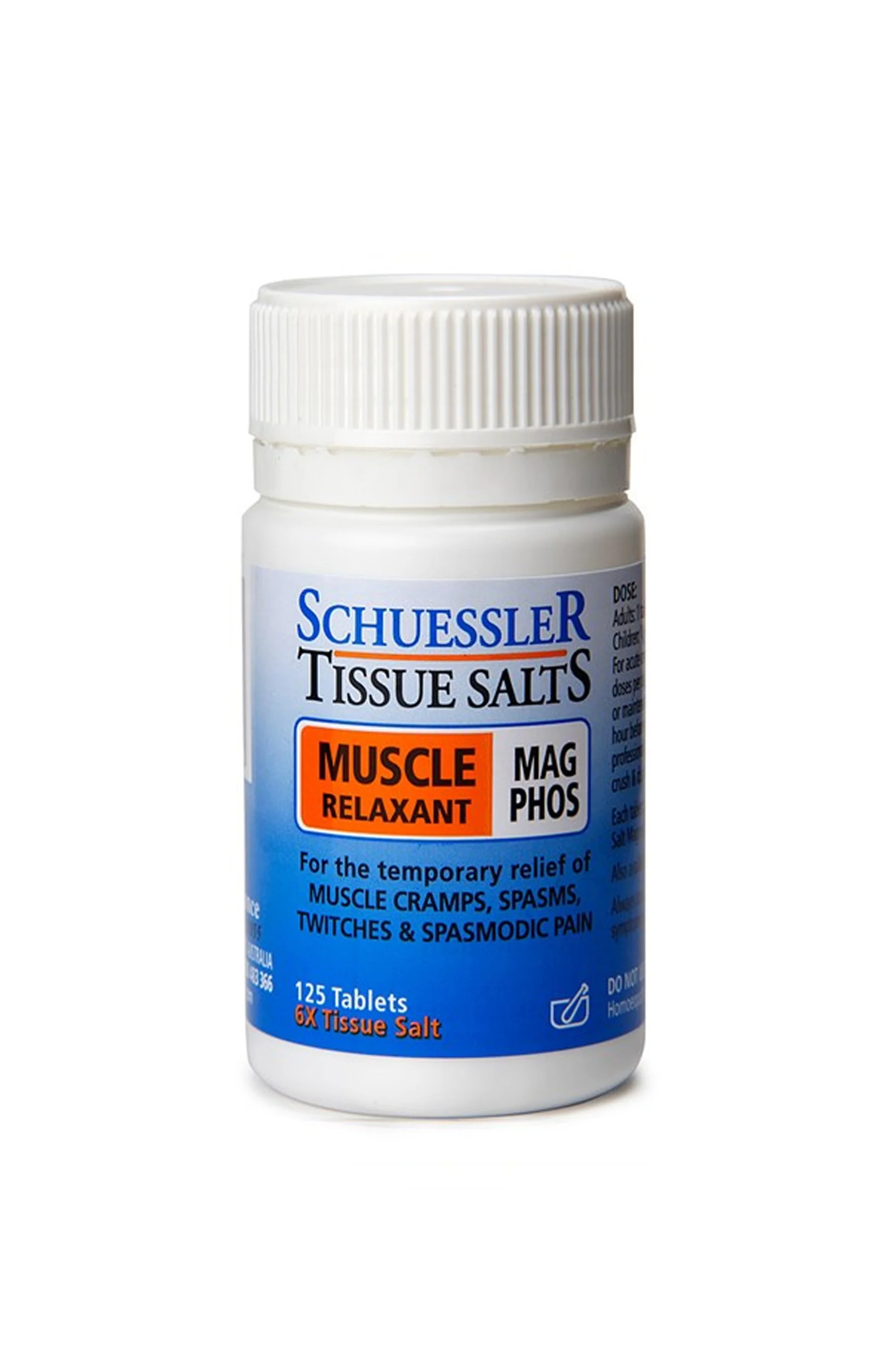 Scheussler Tissue Salts MAG PHOS Muscle Relaxant125tab