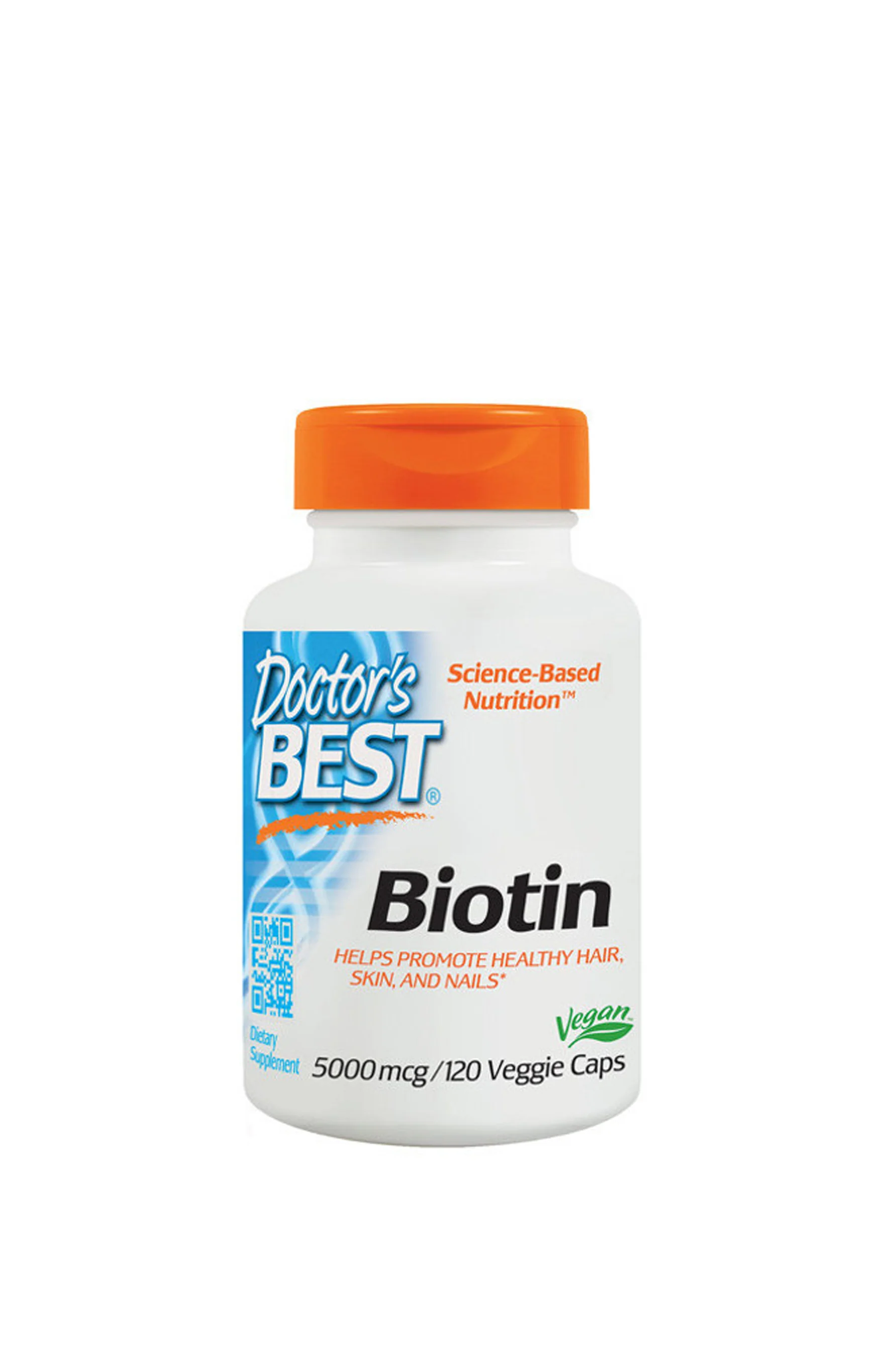 DOCTOR's BEST Biotin 5000 mcg 120s