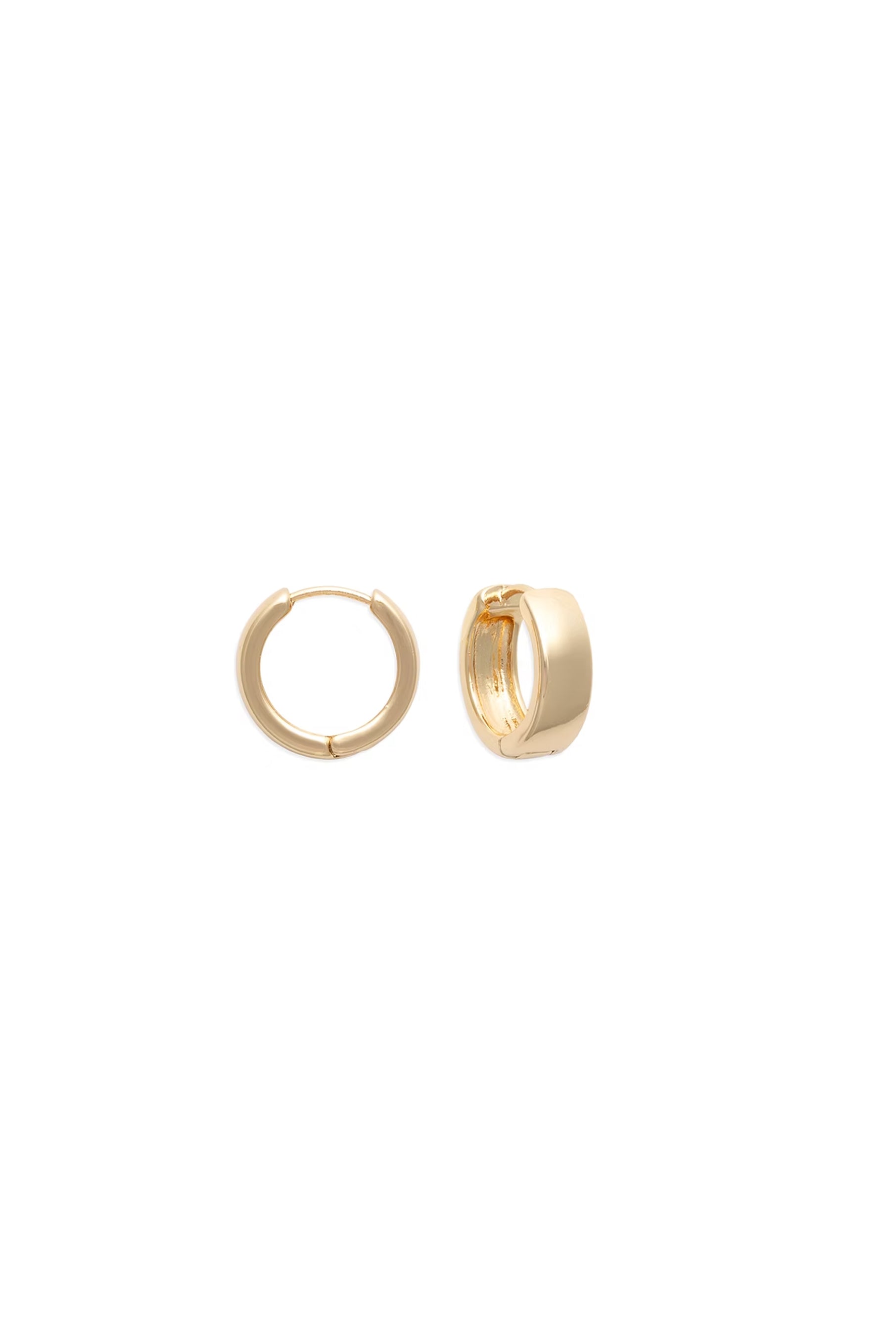 EarSense Gold 19mm Plain Huggie