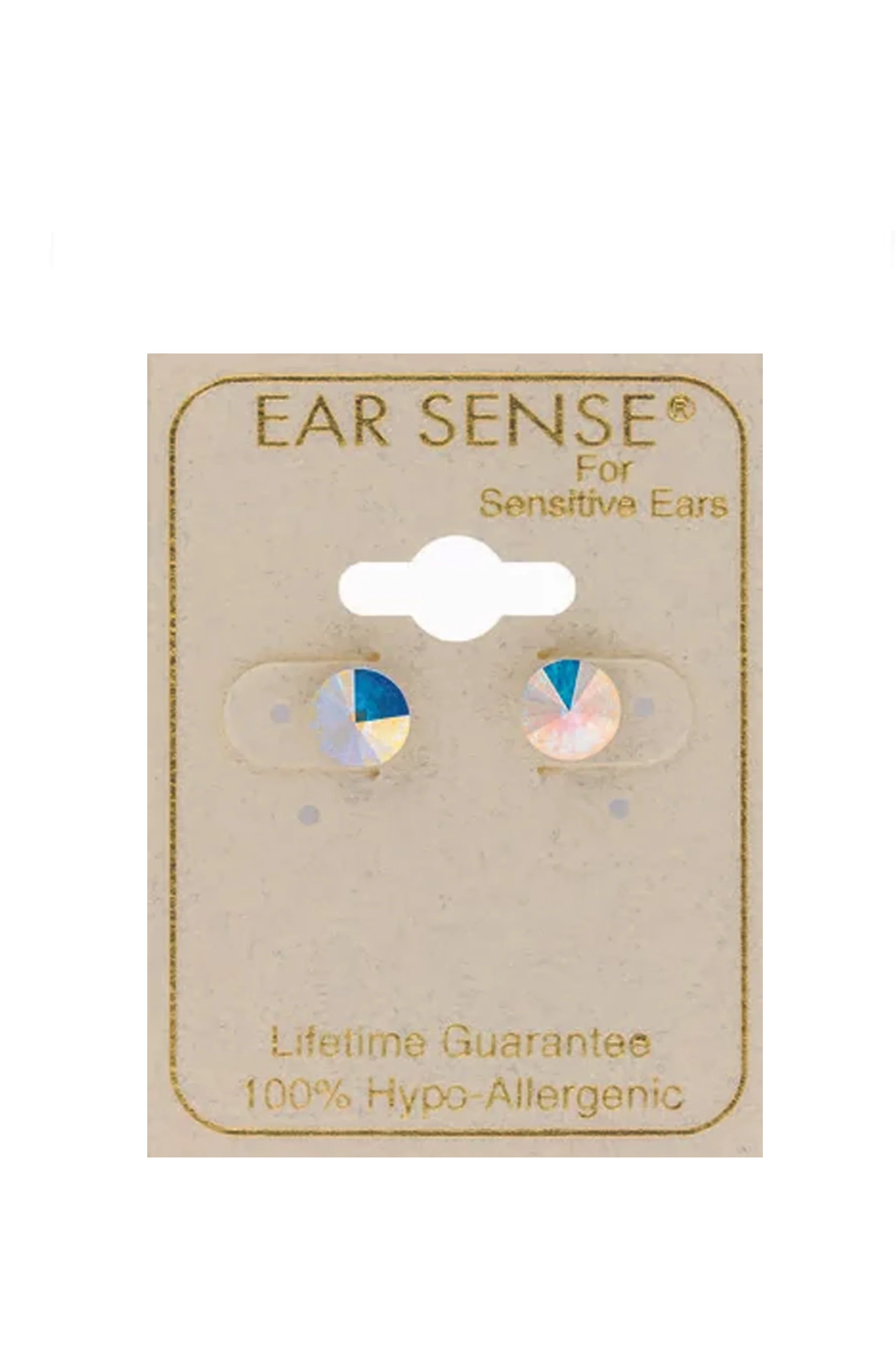 EarSense ES-C18 Rivoli Swarovski Crystal Stud - Image 2