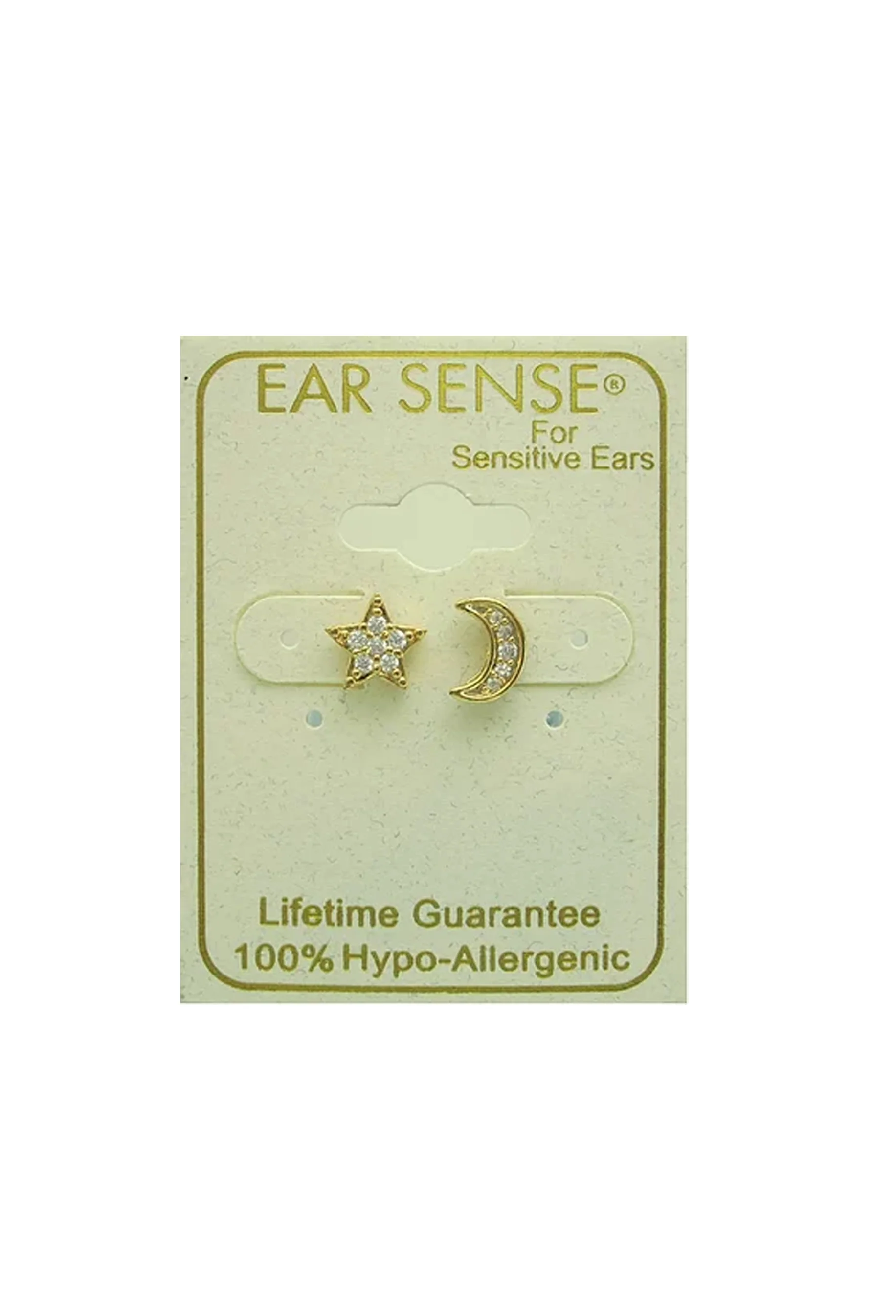 Earsense F387 Gold Sun & Moon Mismatched Pair - Image 2