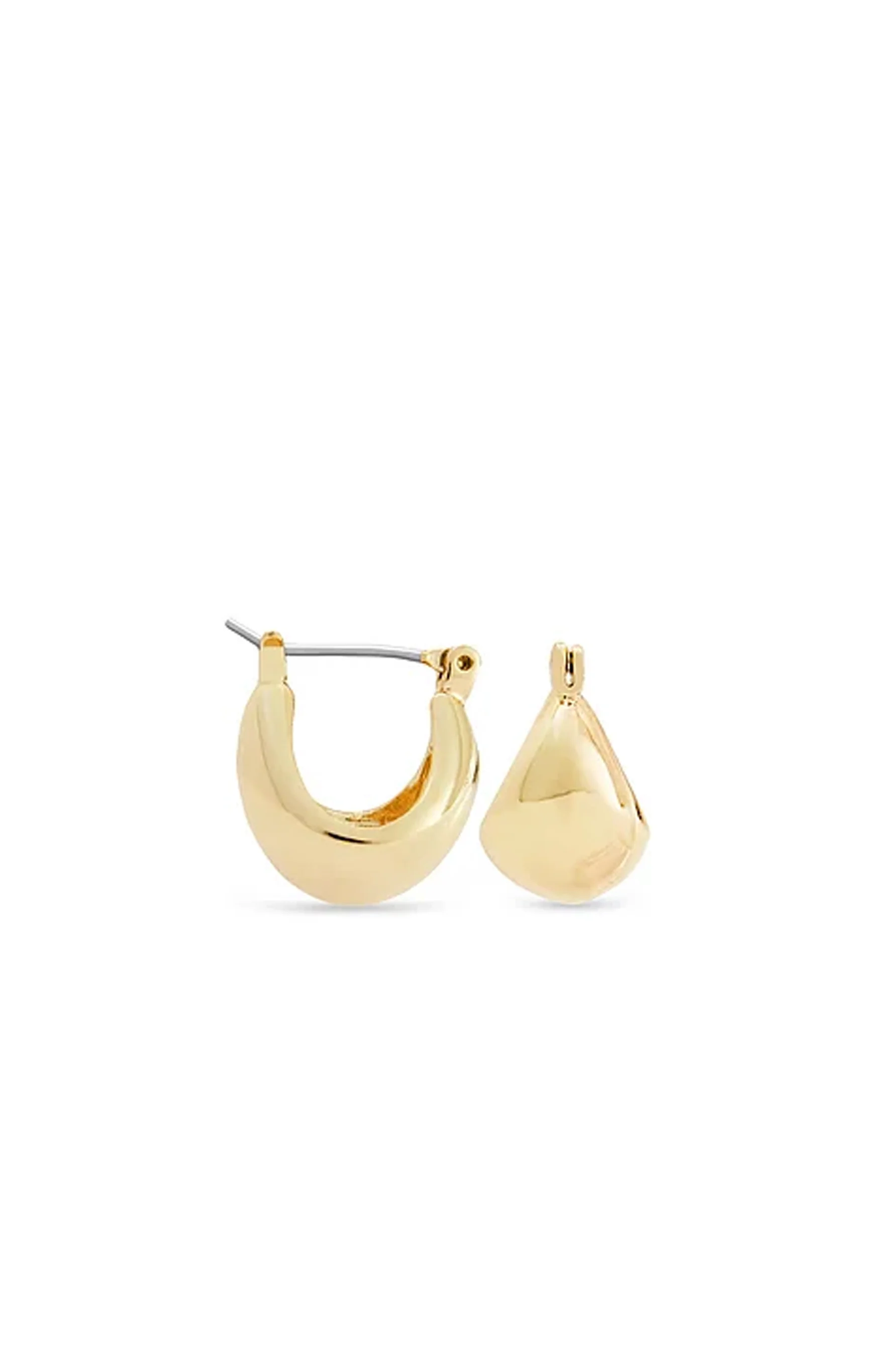 EarSense F403 Gold Thick Contoured Huggie