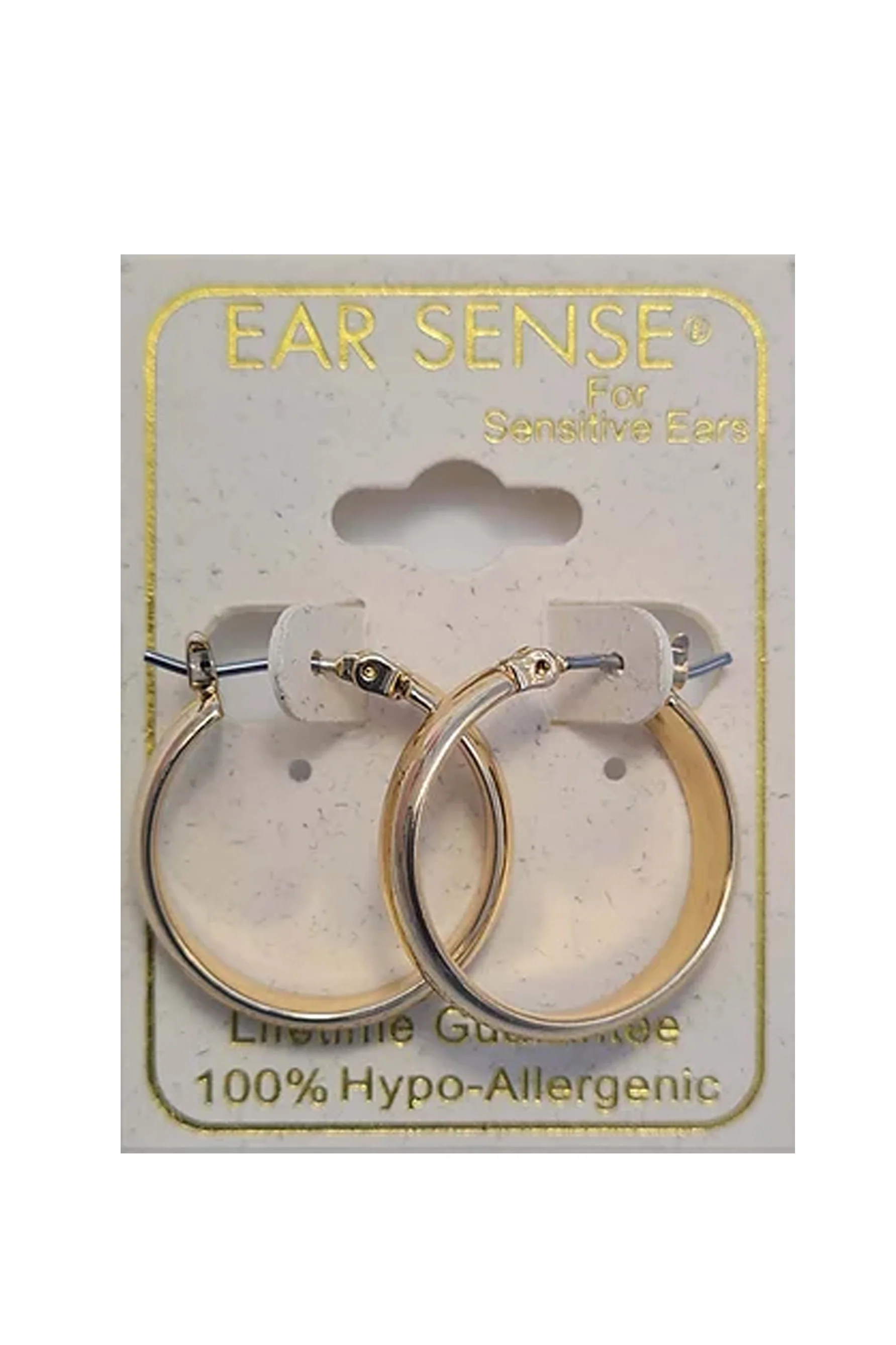 EarSense F414 21mm Gold Band Click Hoop