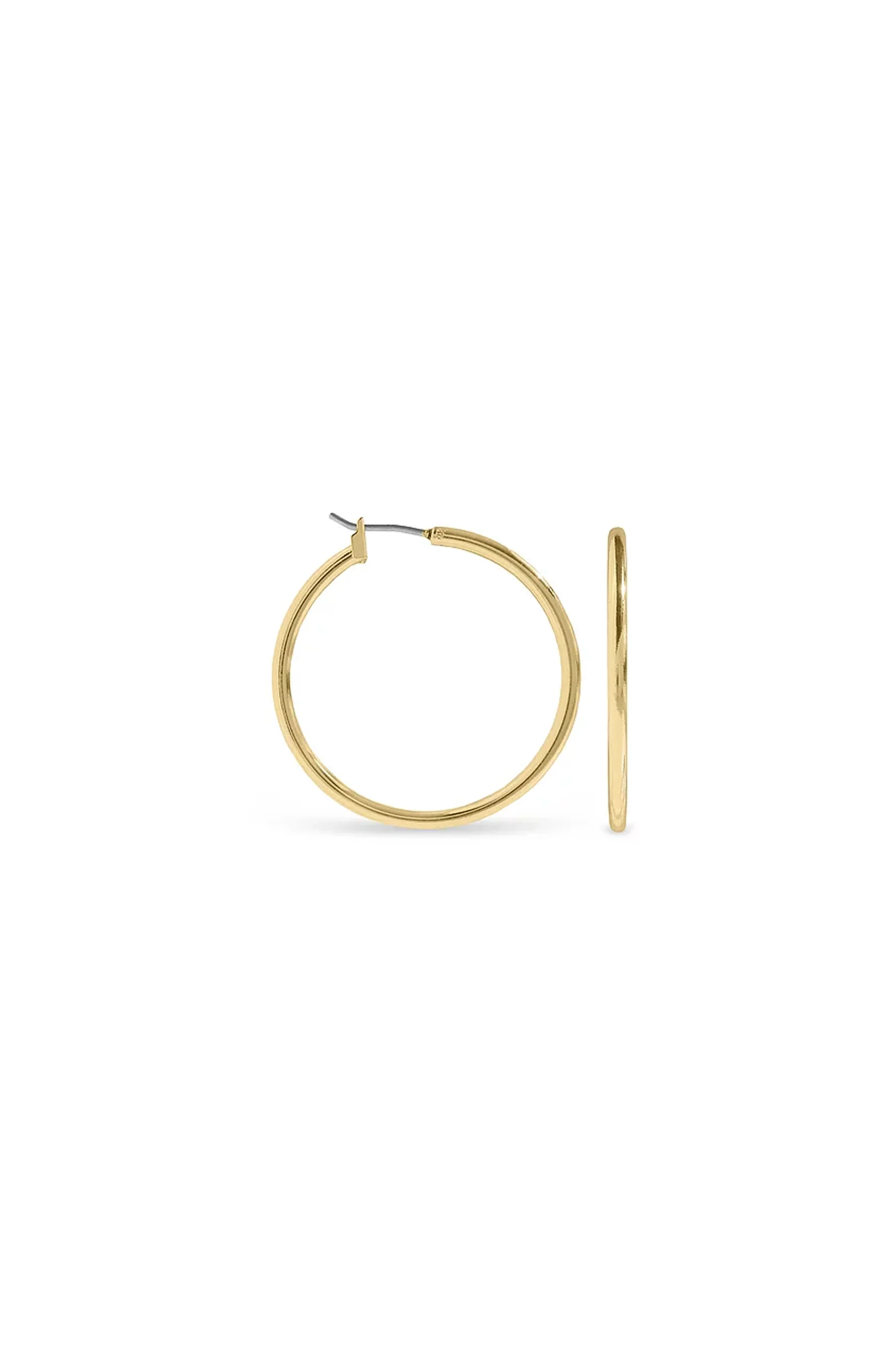 EarSense F494-2 30mm Gold Click Hoops