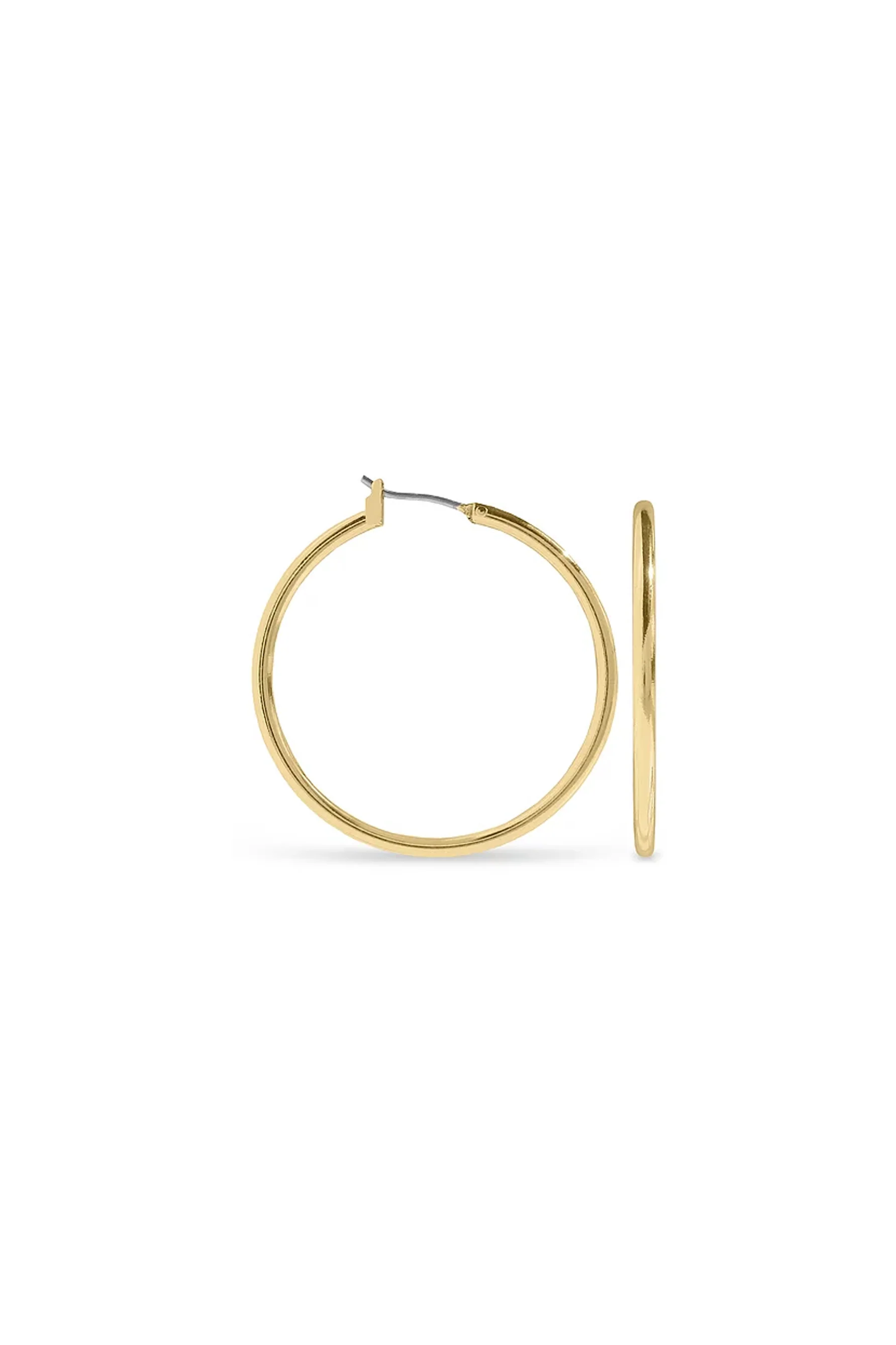 EarSense F494-3 35mm Gold Click Hoops