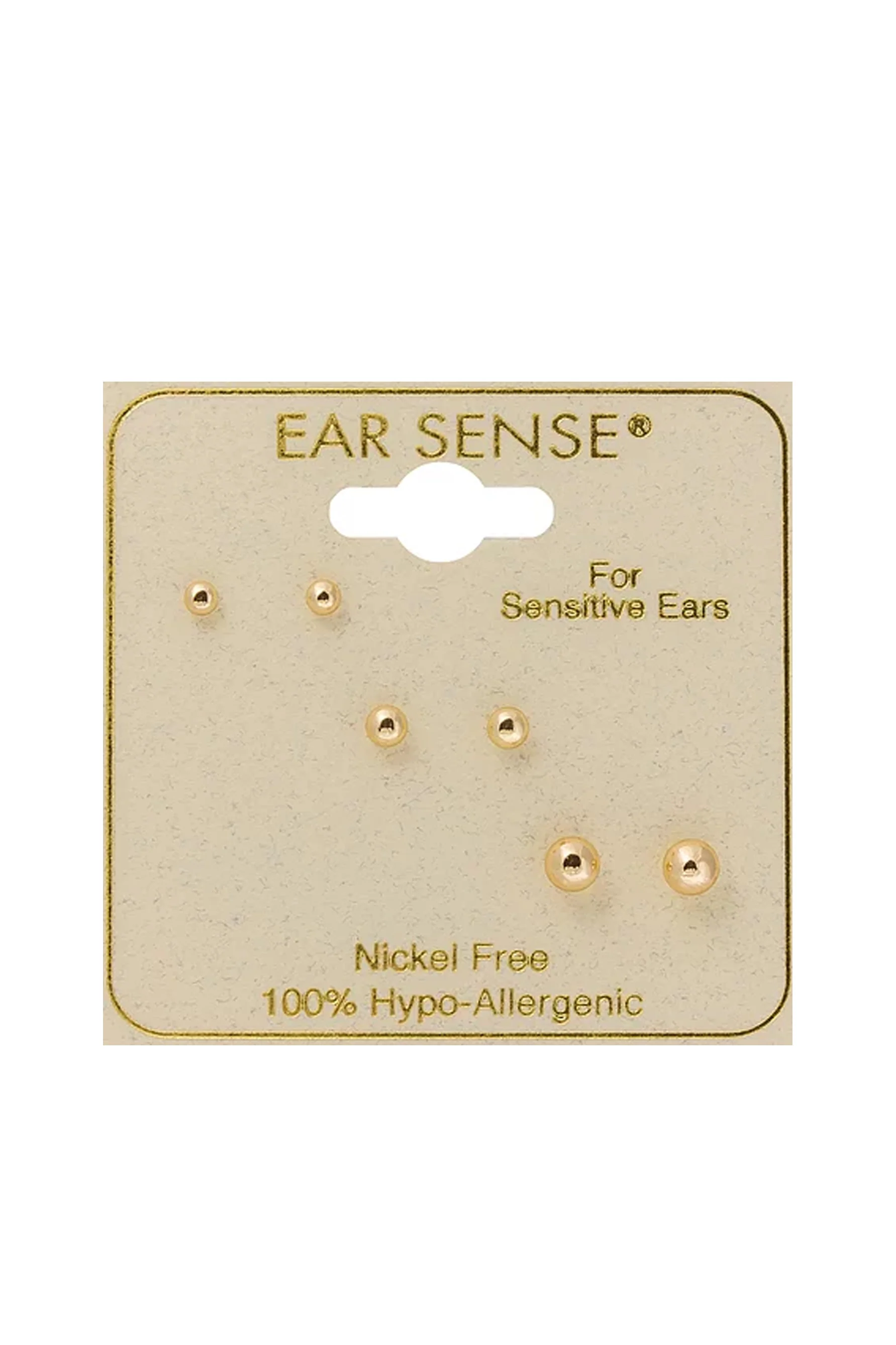 EarSense FC291 Gold Ball Stud Trio - Image 2