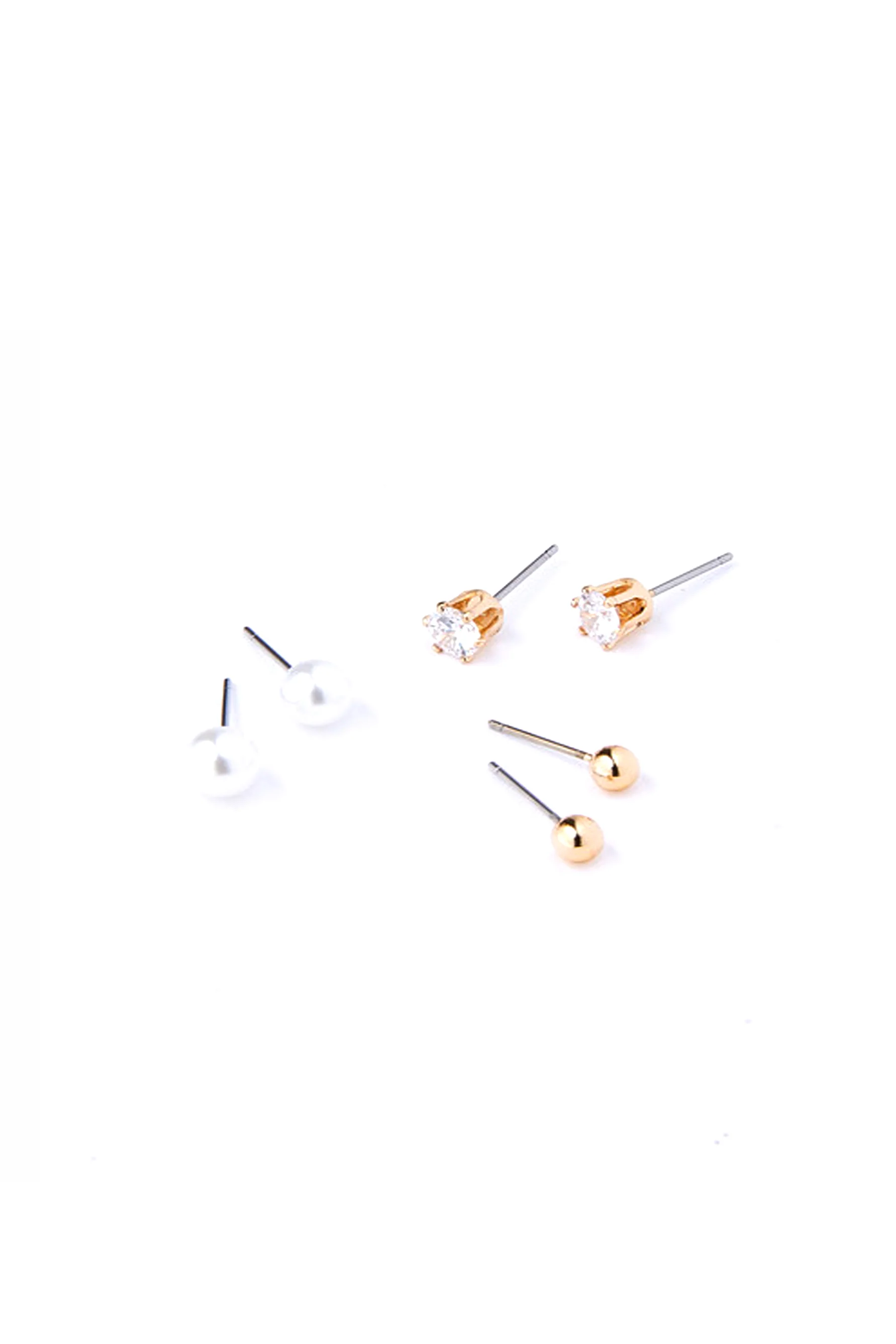 EarSense FC701 4mm Silver, Gold, and Pearl Balls