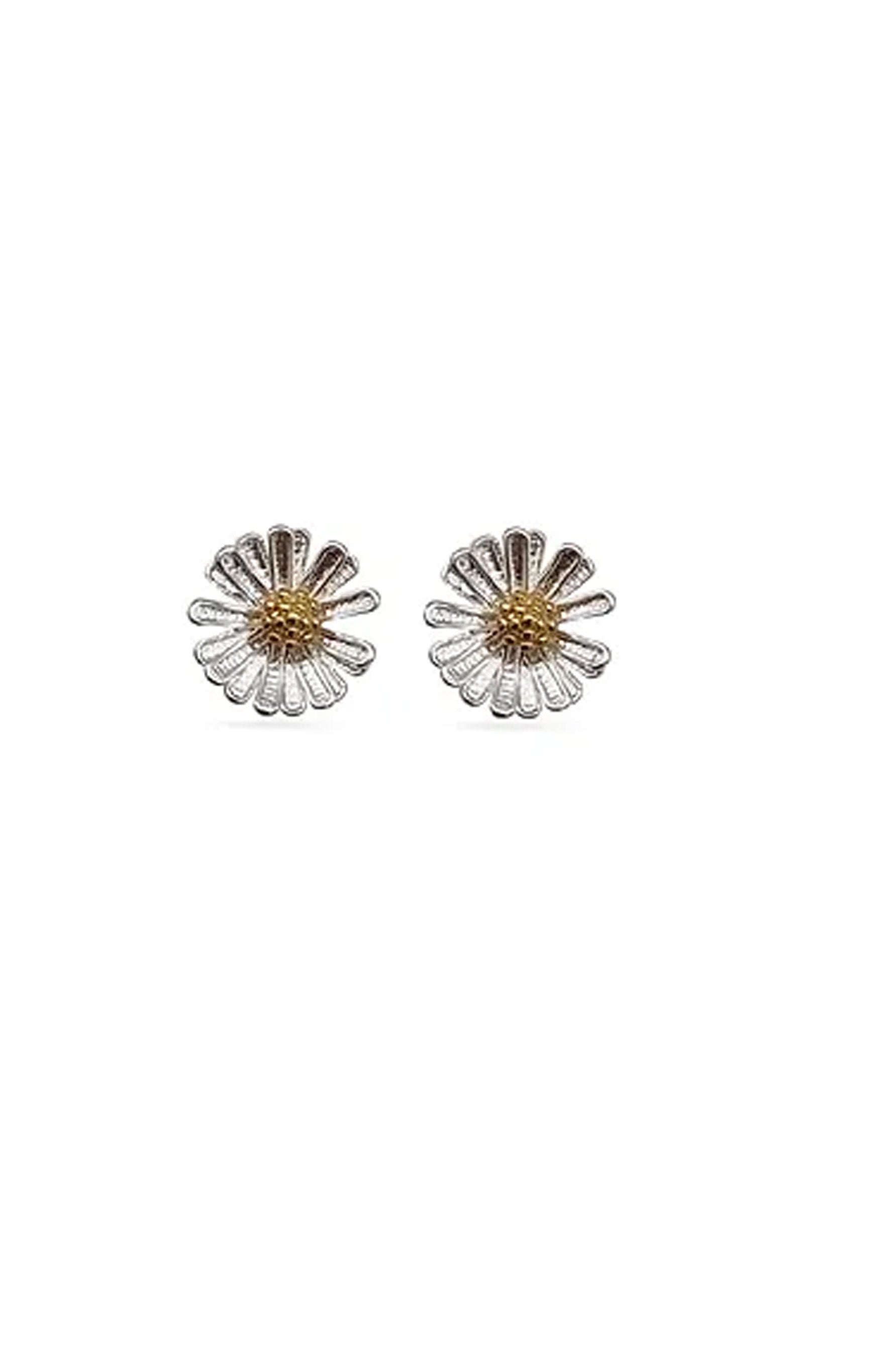 EarSense Flower Stud Gold Silver