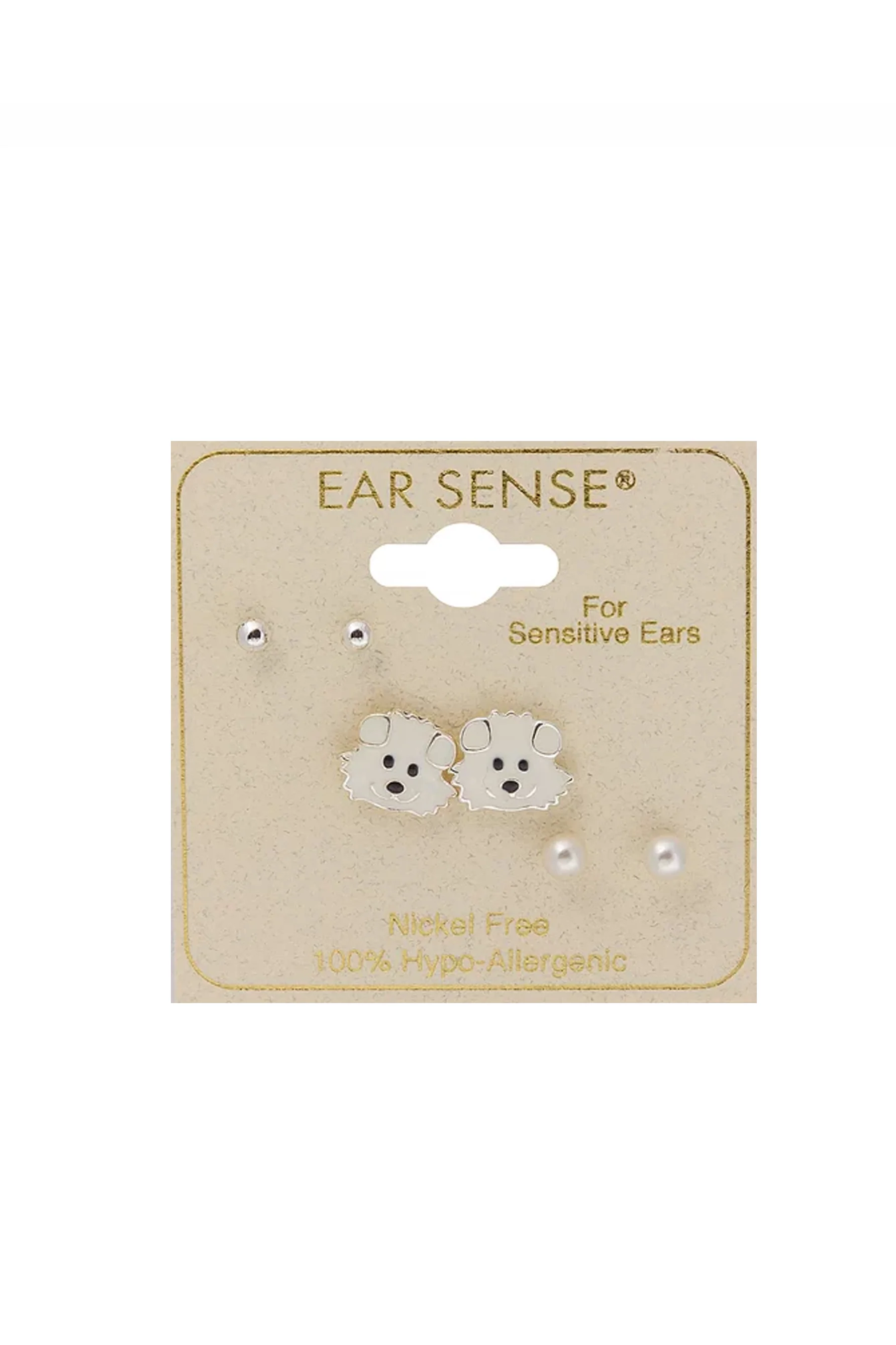 Earsense FT-325 White Dog, Silver & Pearl Trio - Image 2