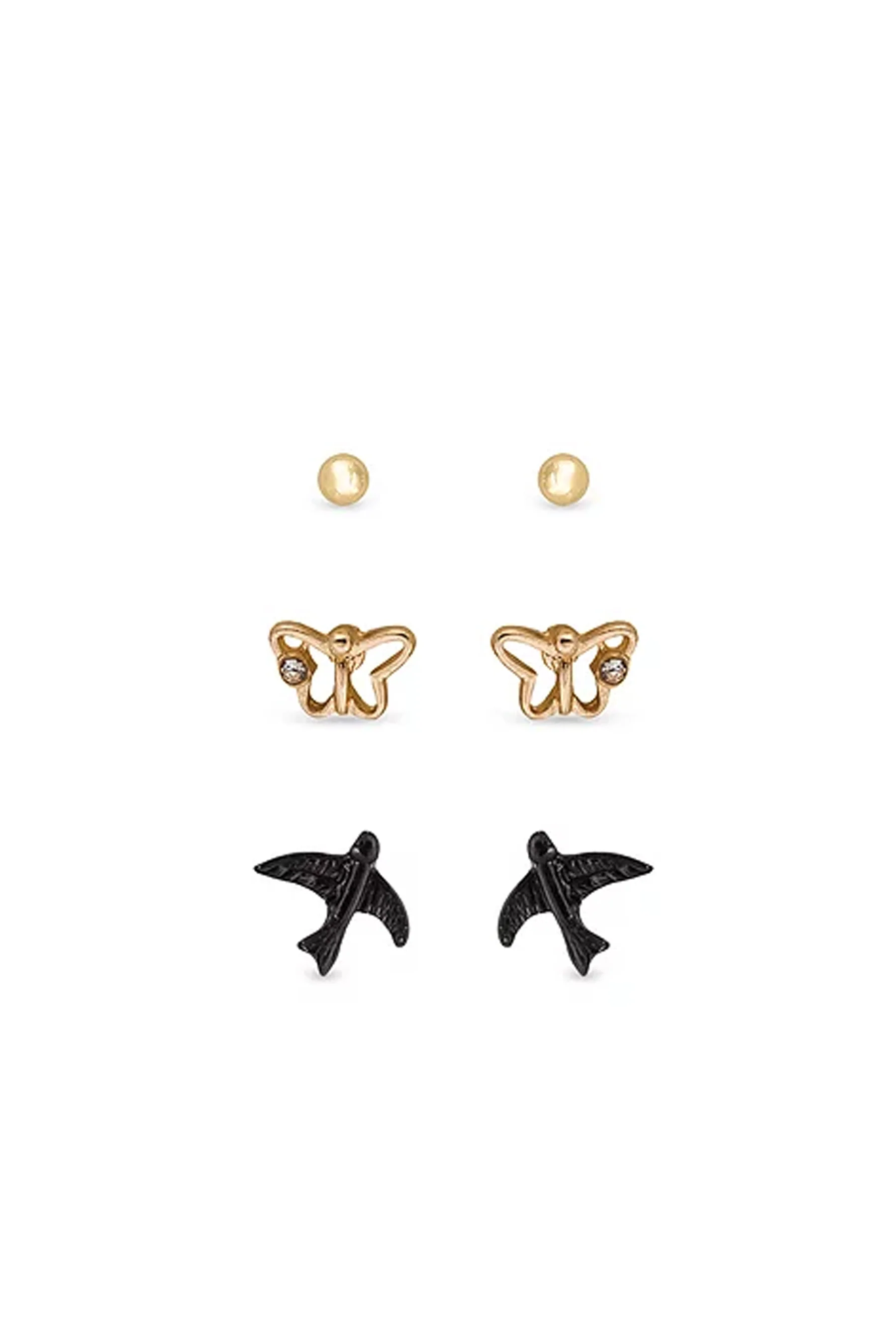 Earsense FT-331 Gold Ball, Butterfly and Swallow Trio