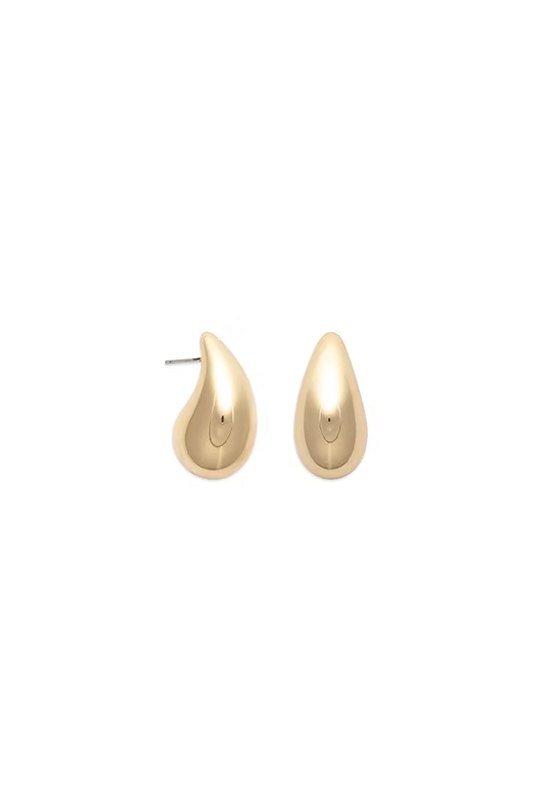EarSense Puff Teardrop Stud Gold