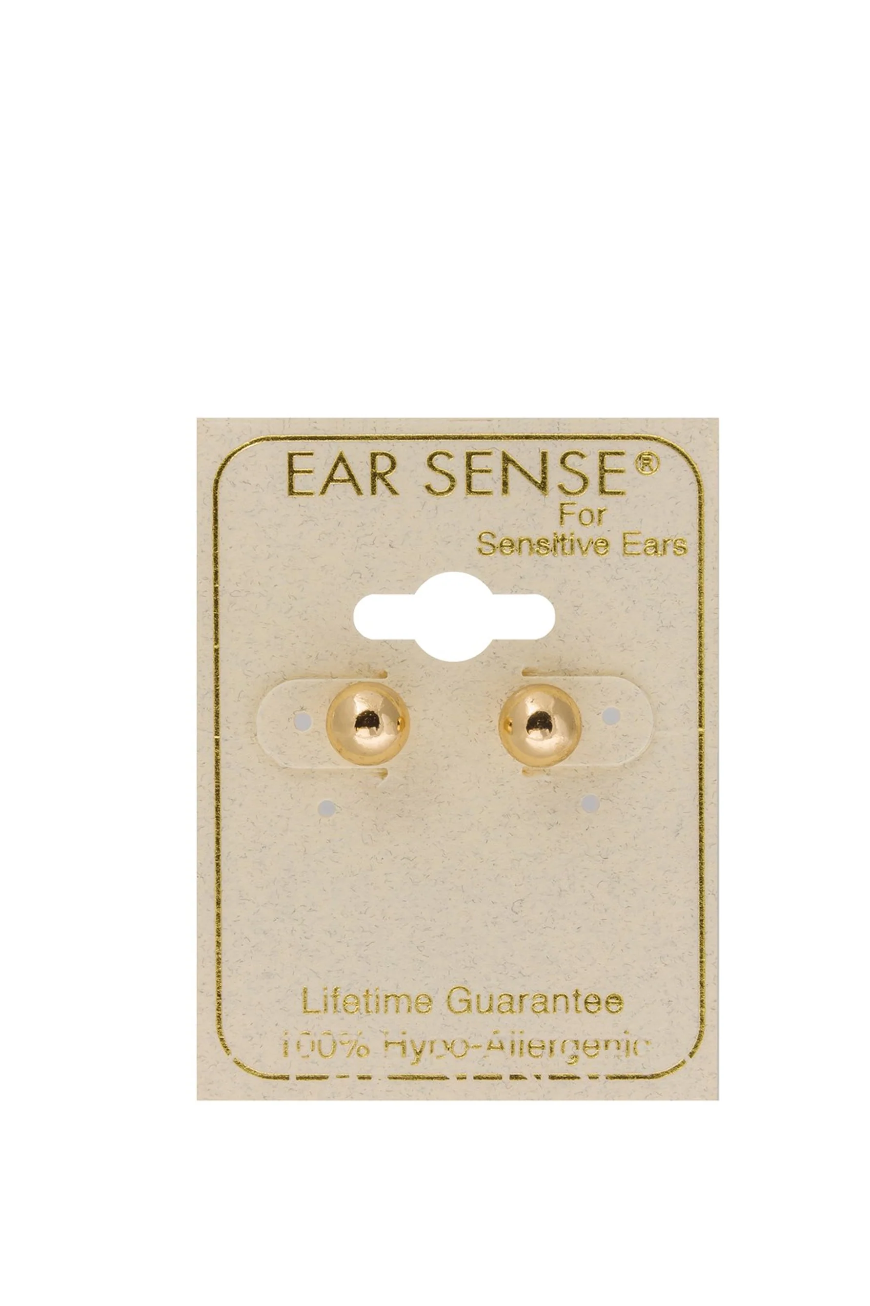 EarSense WBA-16G 6mm Gold Ball Studs - Image 2