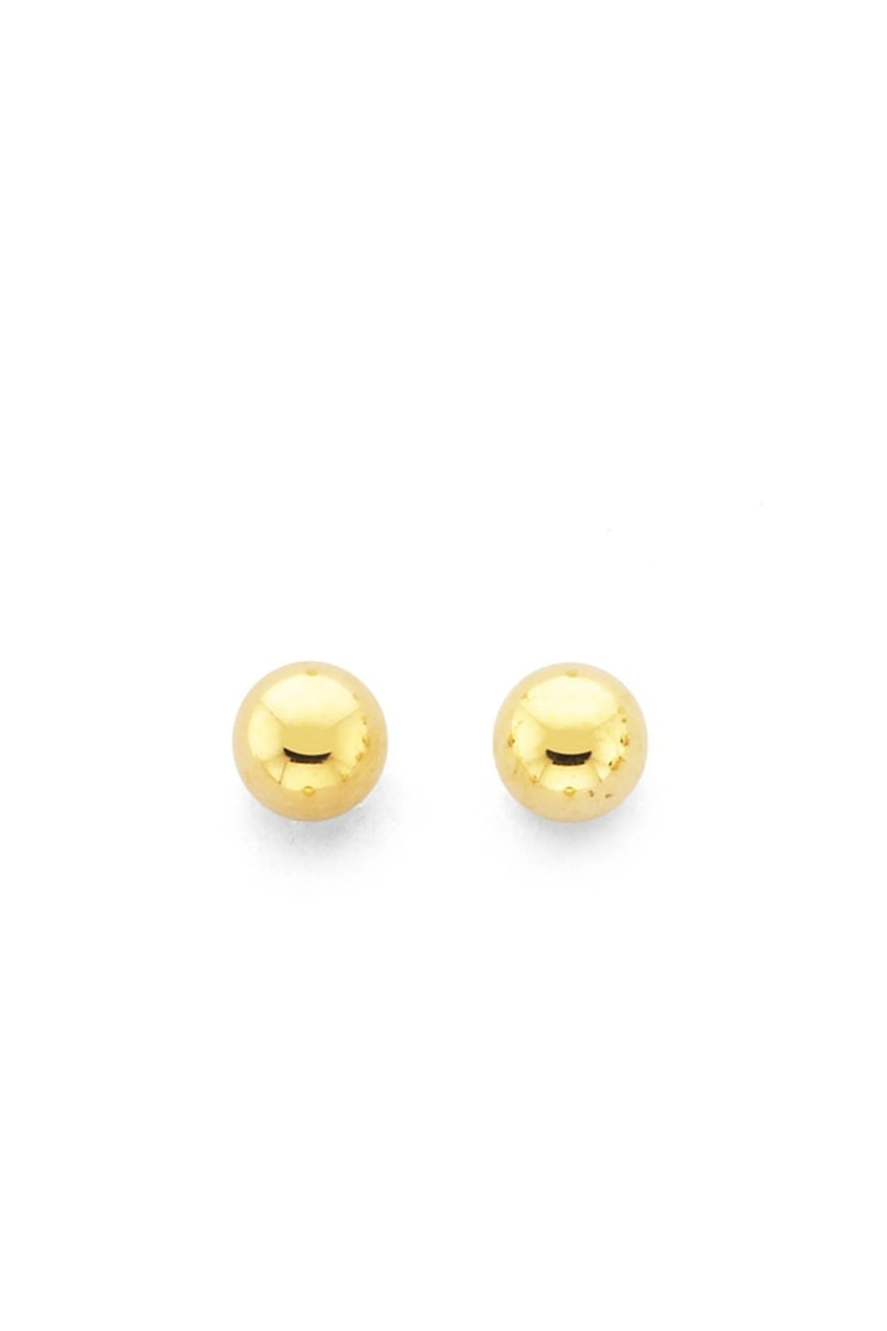 EarSense WBA-18G 8mm Gold Ball Studs