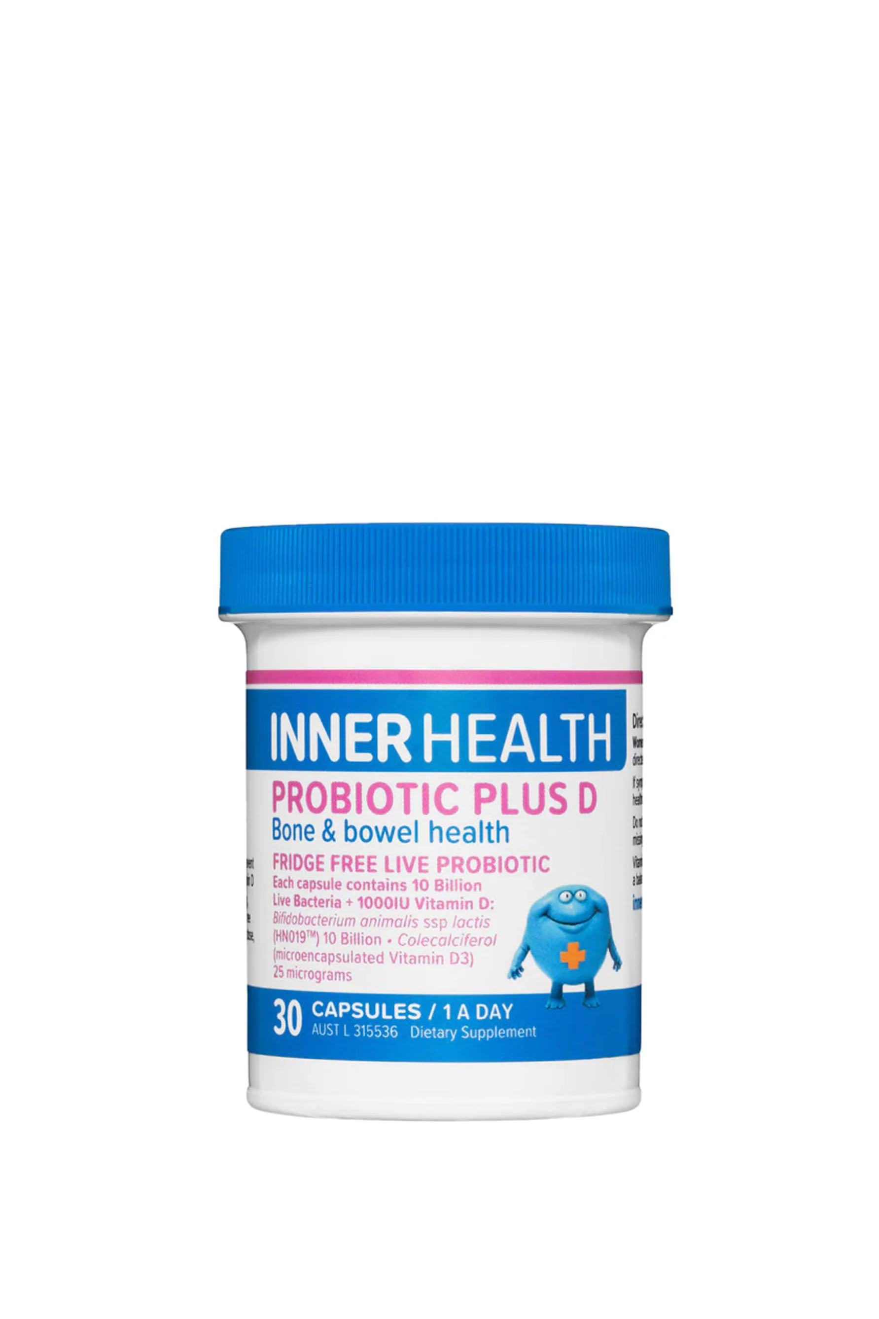 ETHICAL NUTRIENTS Inner Health Probiotic Plus D 30 Capsules