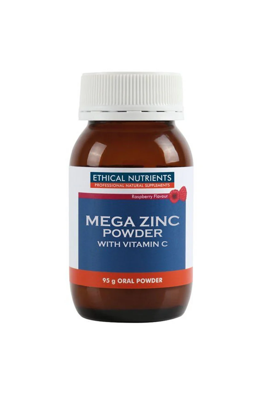 ETHICAL NUTRIENTS Mega Zinc Powder Raspberry 95g