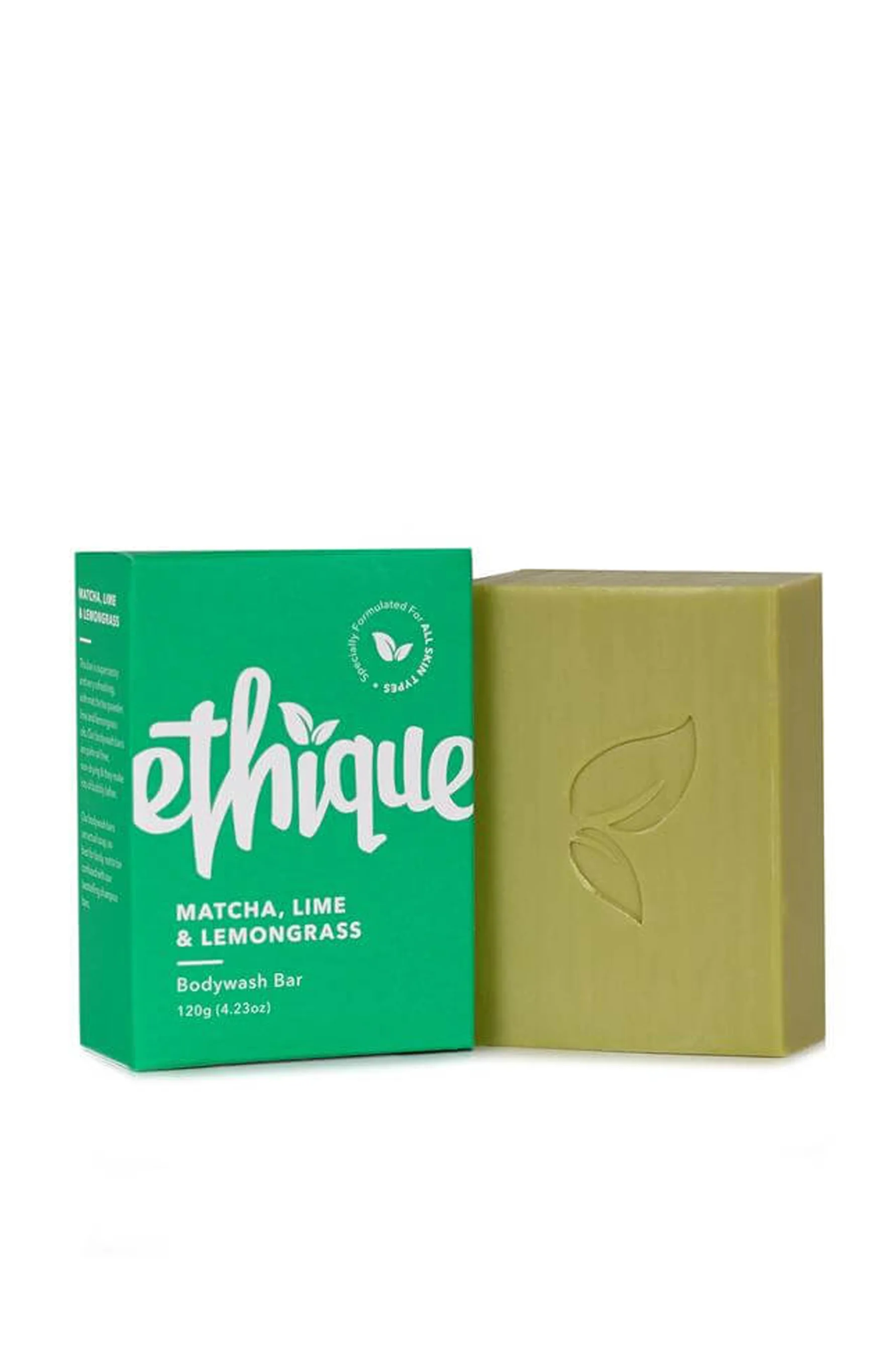 ETHIQUE Body Wash Bar Matcha, Lime & Lemongrass 120g