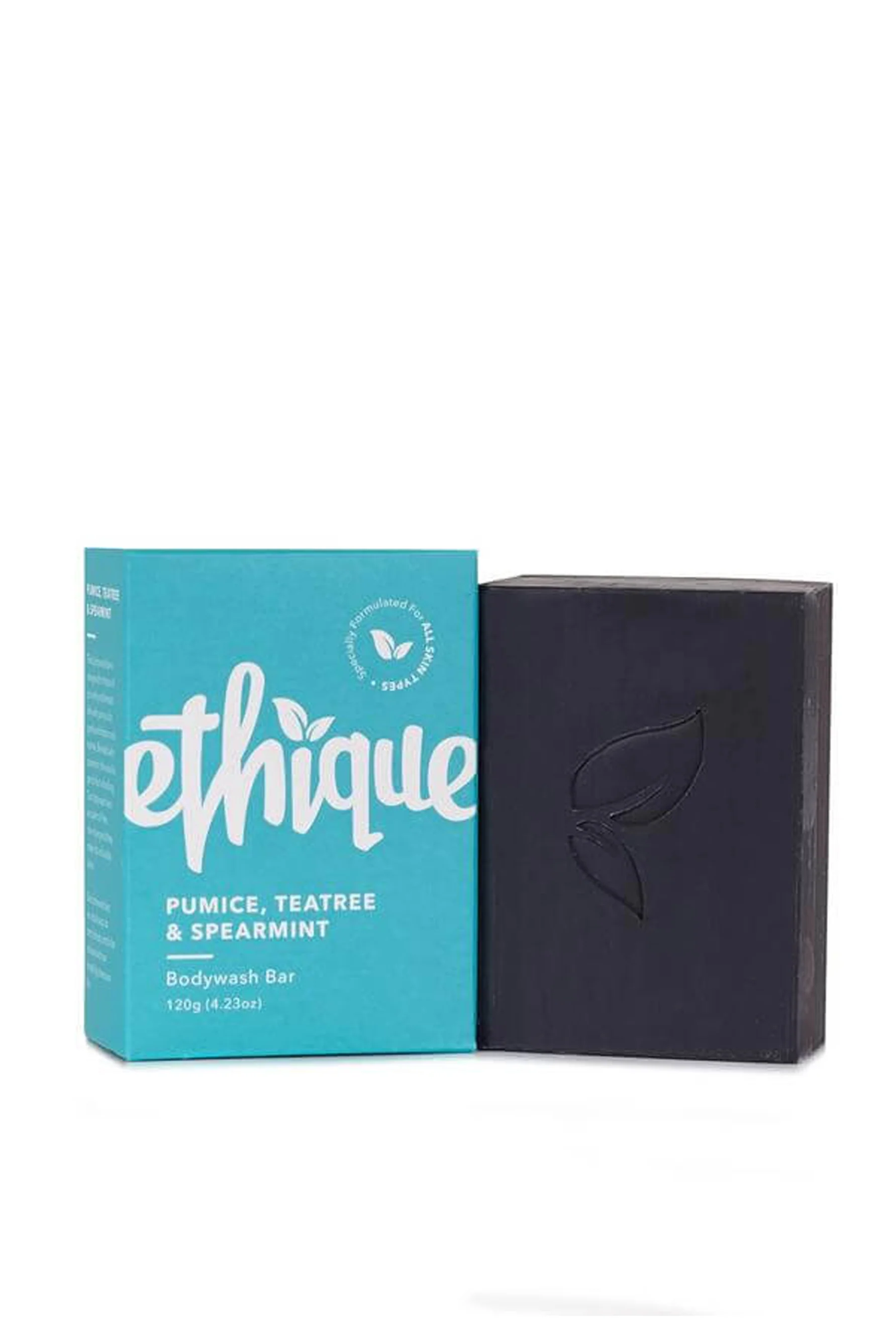 ETHIQUE Body Wash Bar Pumice, Tea Tree & Spearmint 120g