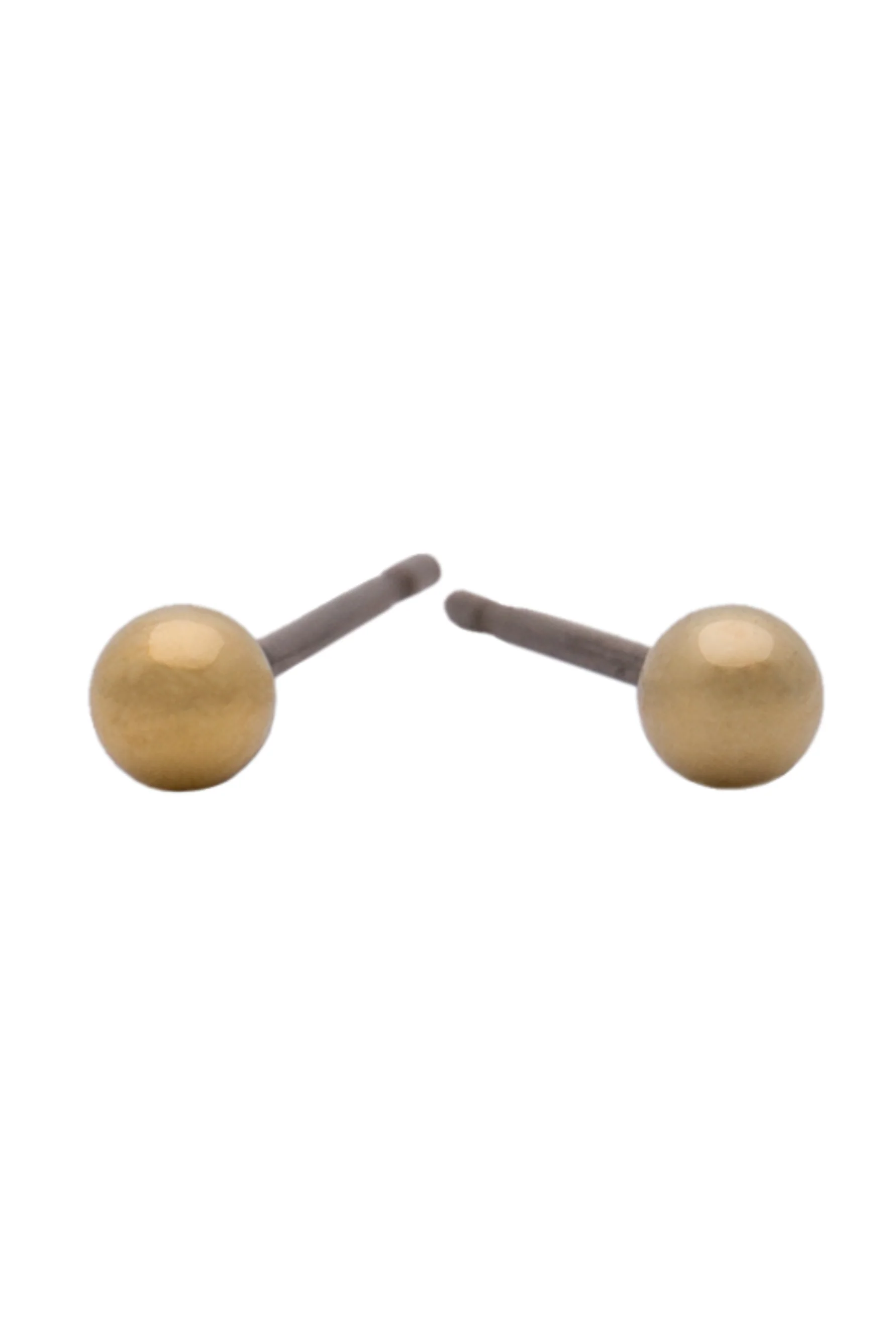EURO 3mm Gold Ball Studs