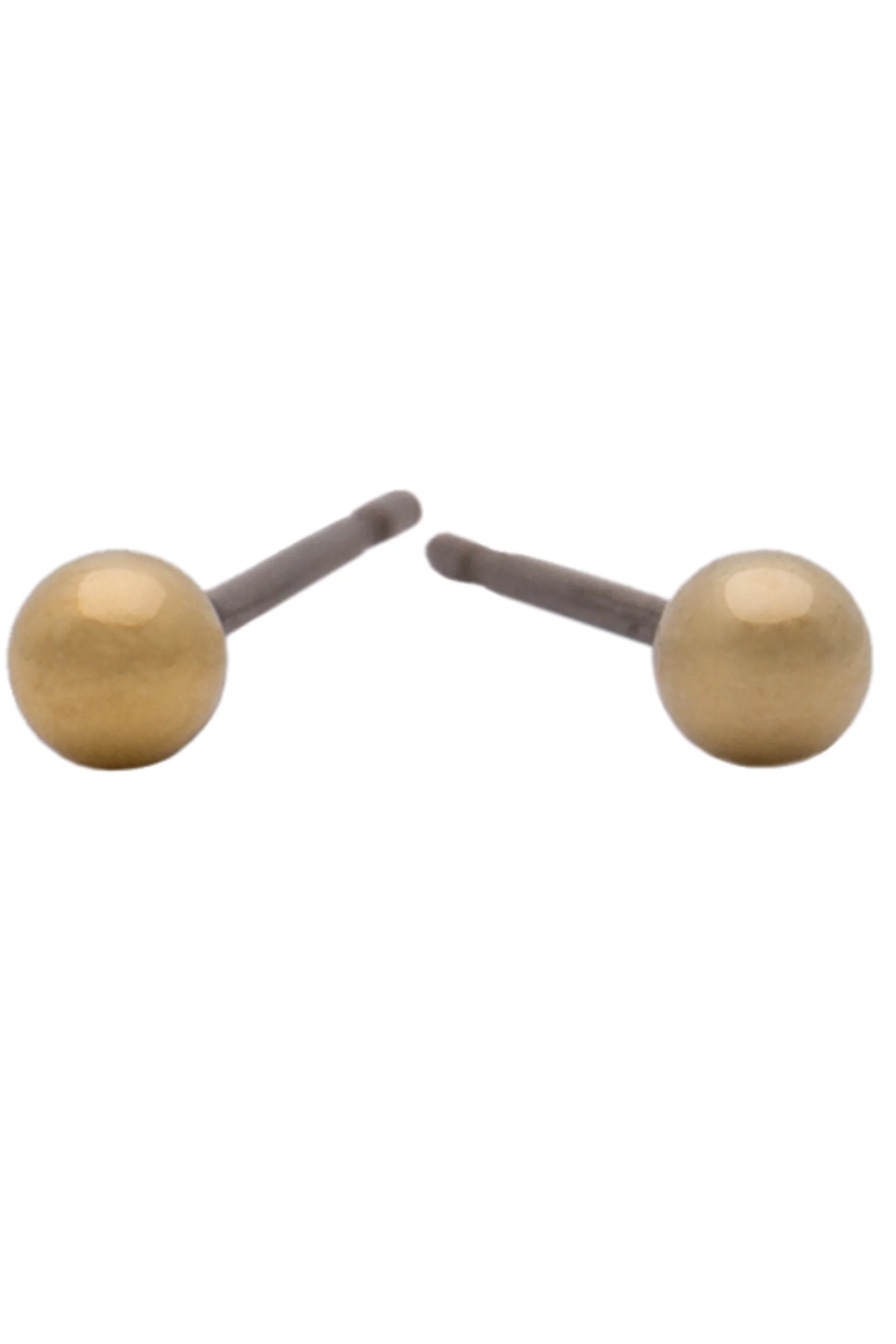 EURO 5mm Gold Ball Studs