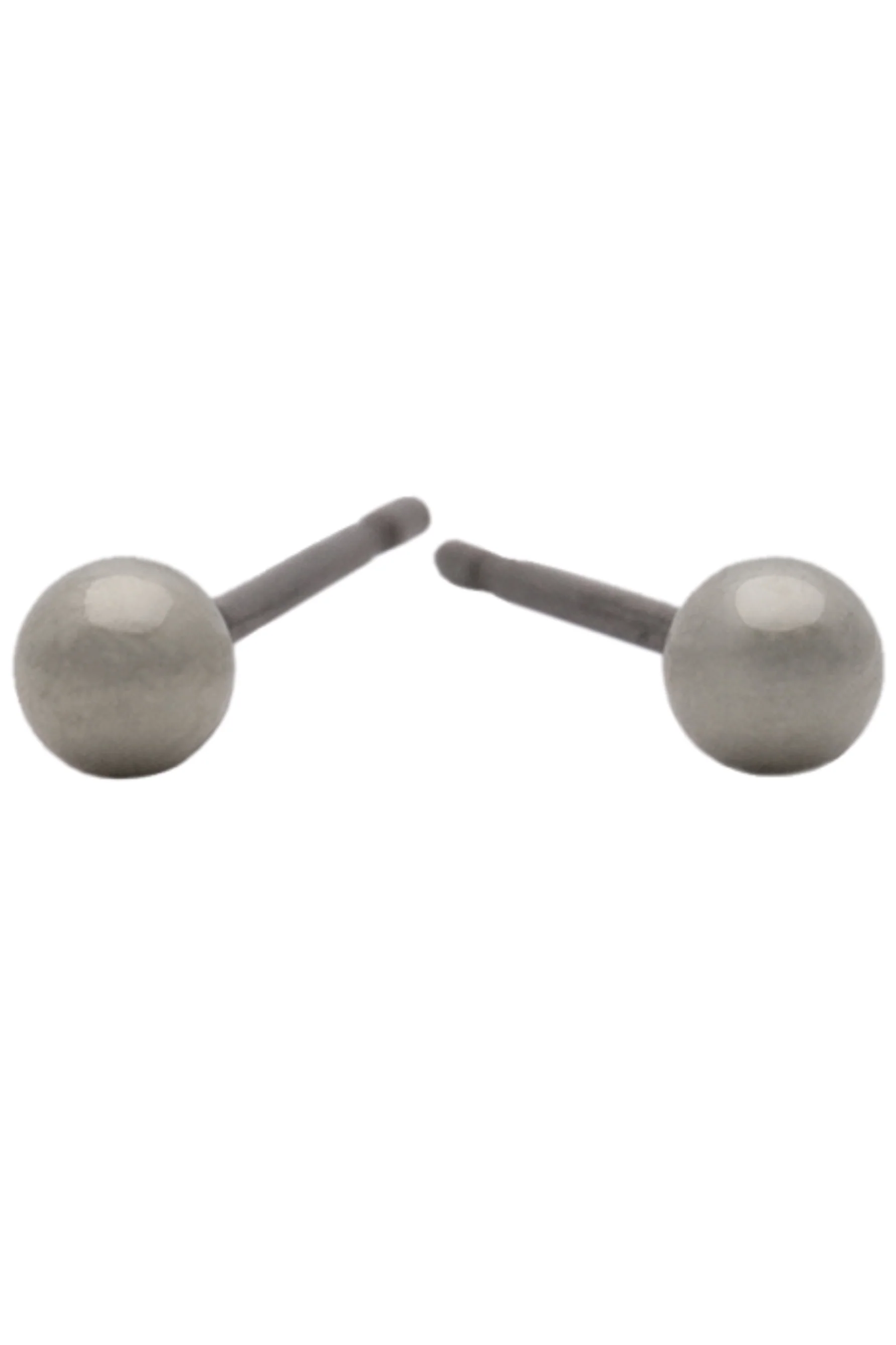 EURO 5mm Silver Ball Studs