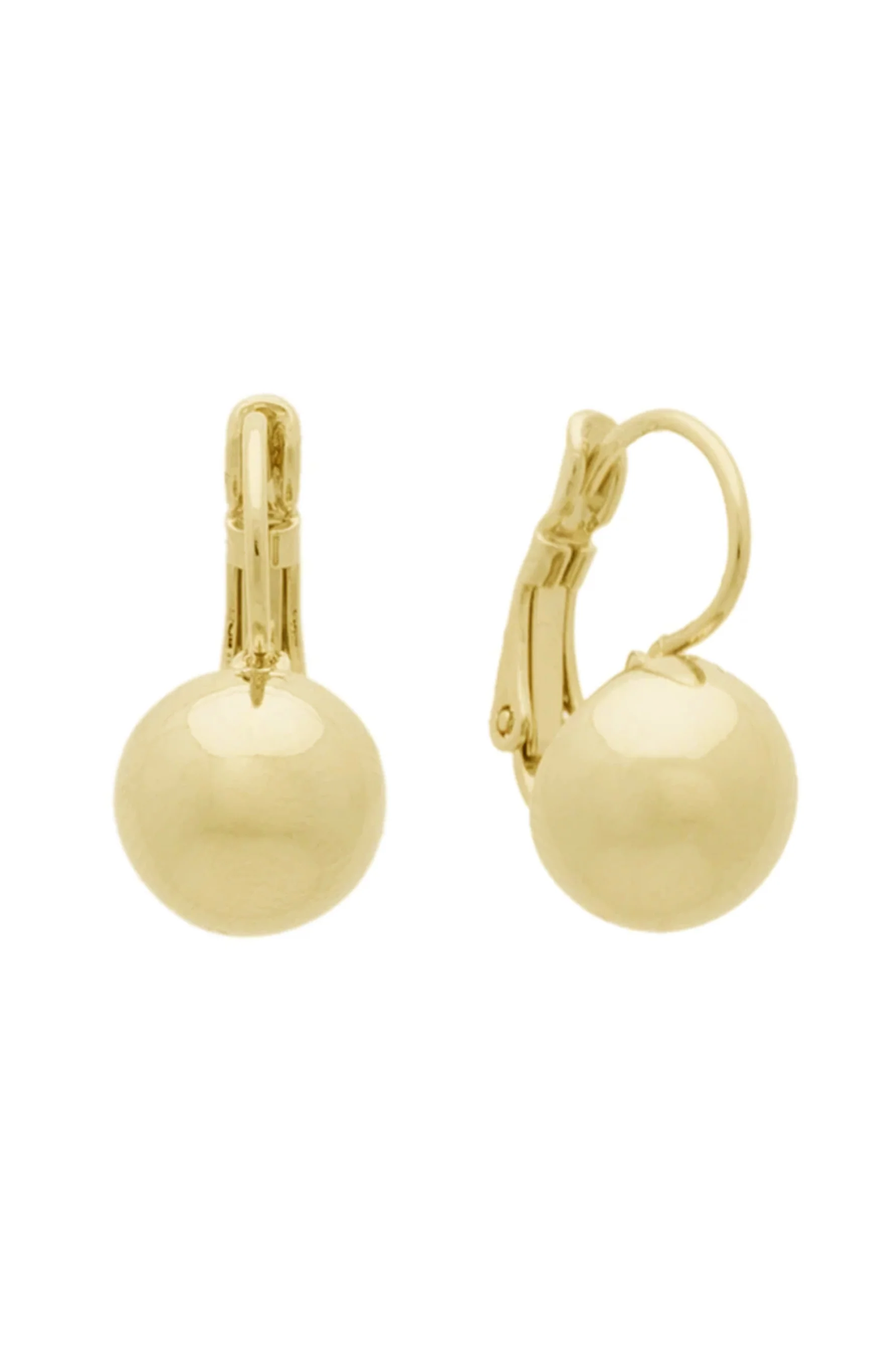 EURO Gold Ball on Euro French Hook