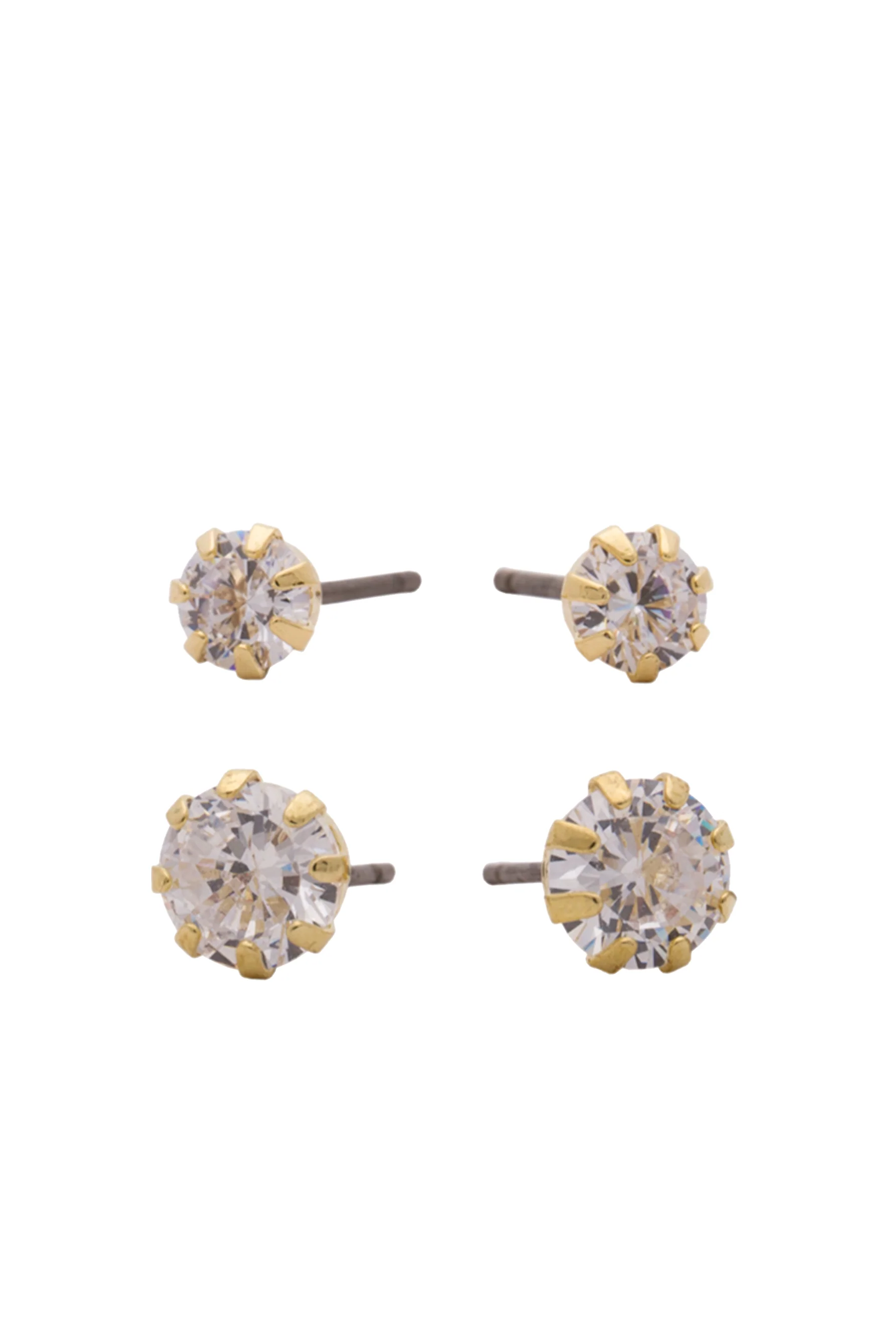 EURO 56170 3mm + 4mm Cubic Zirconia Double Pack