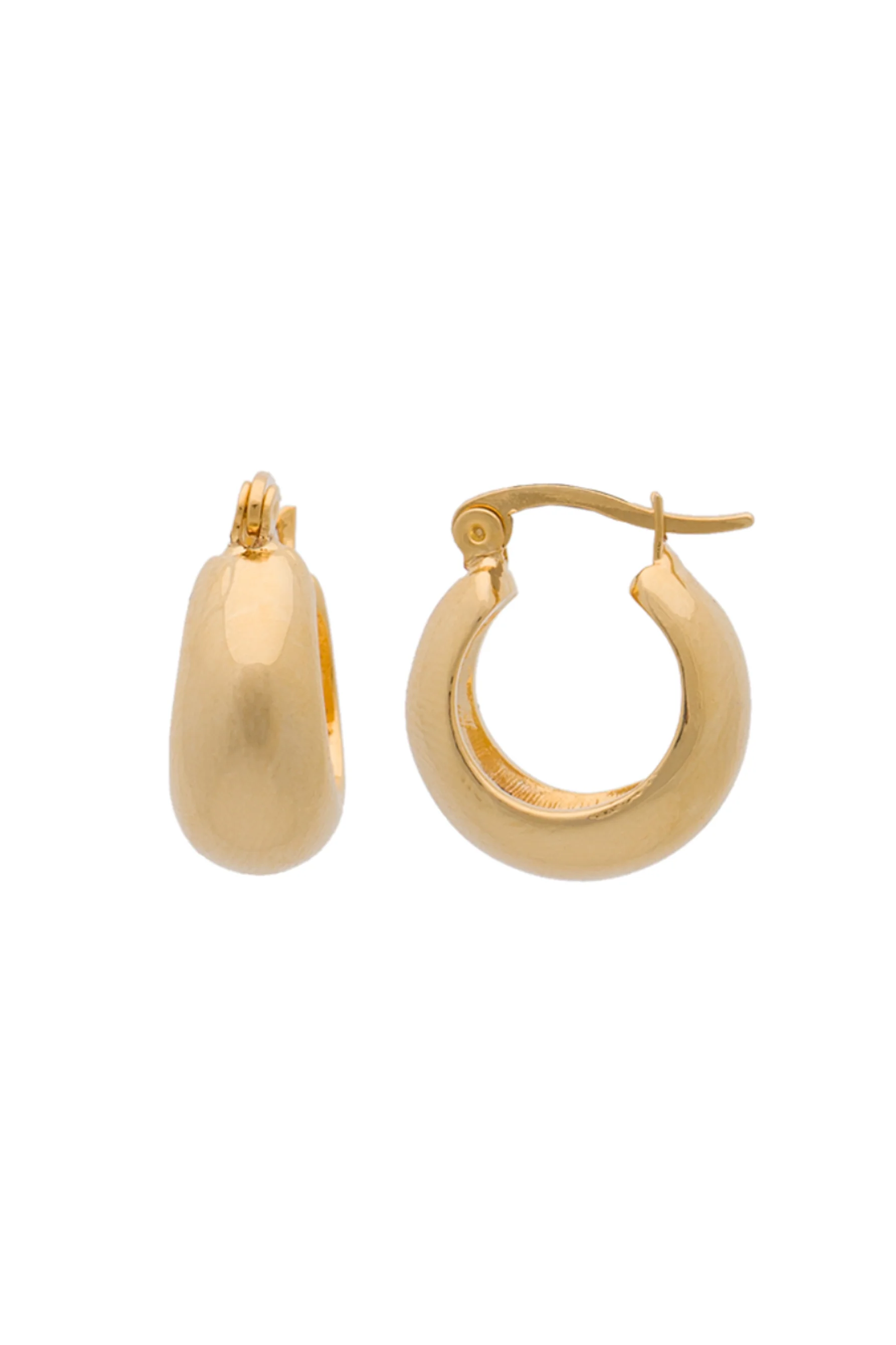 EURO 58470 Thick Gold Click Hoops