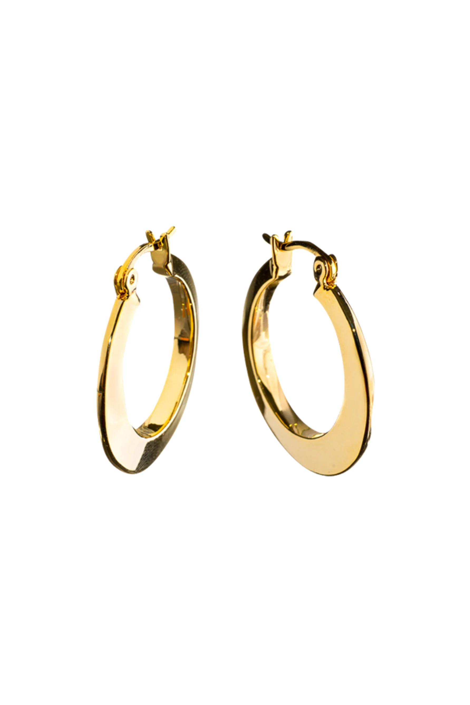 EURO 58740 Flat Gold Click Hoop