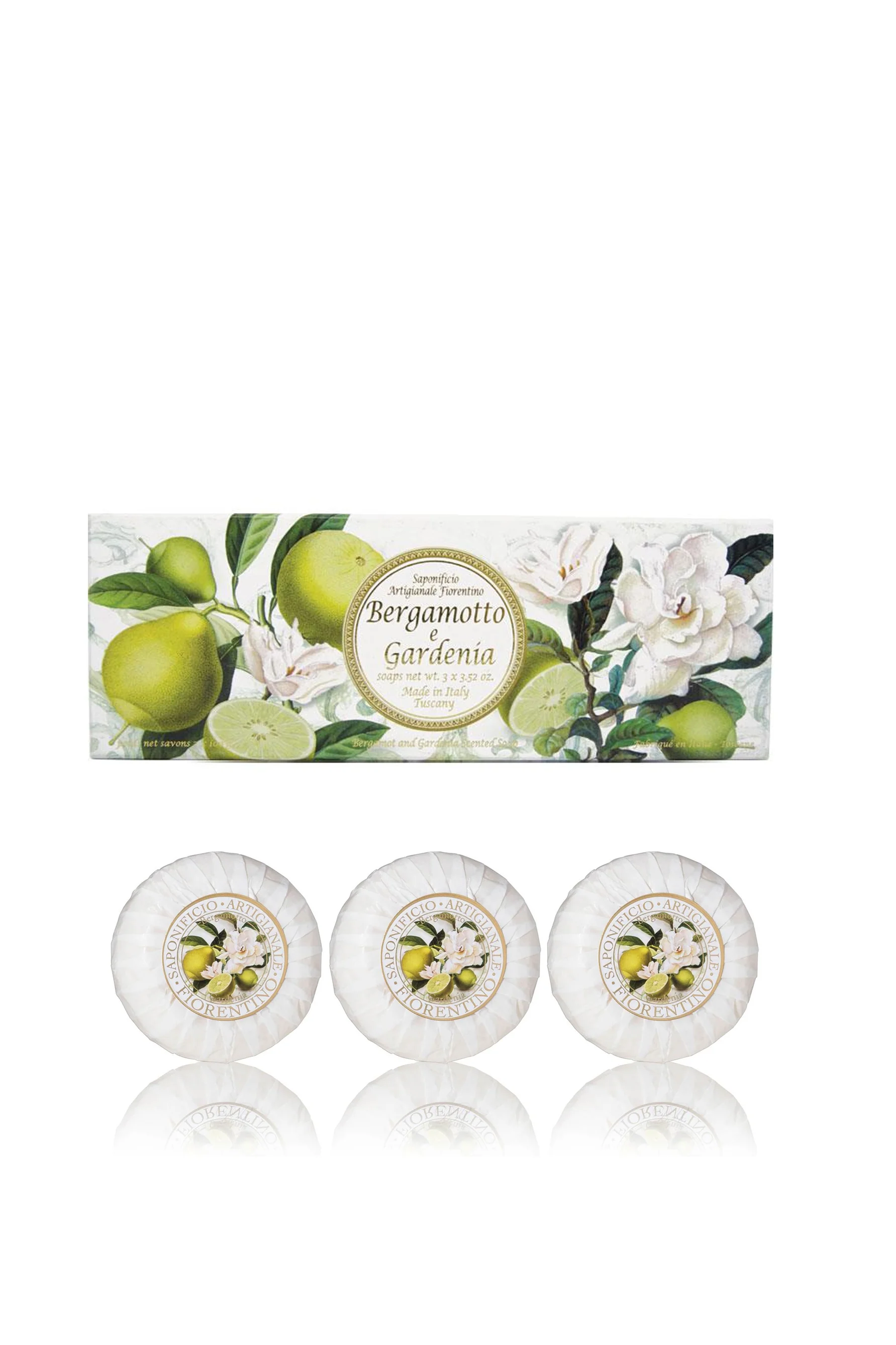 FIORENTINO Soap Bergamot Gardenia 100G  3 Pack
