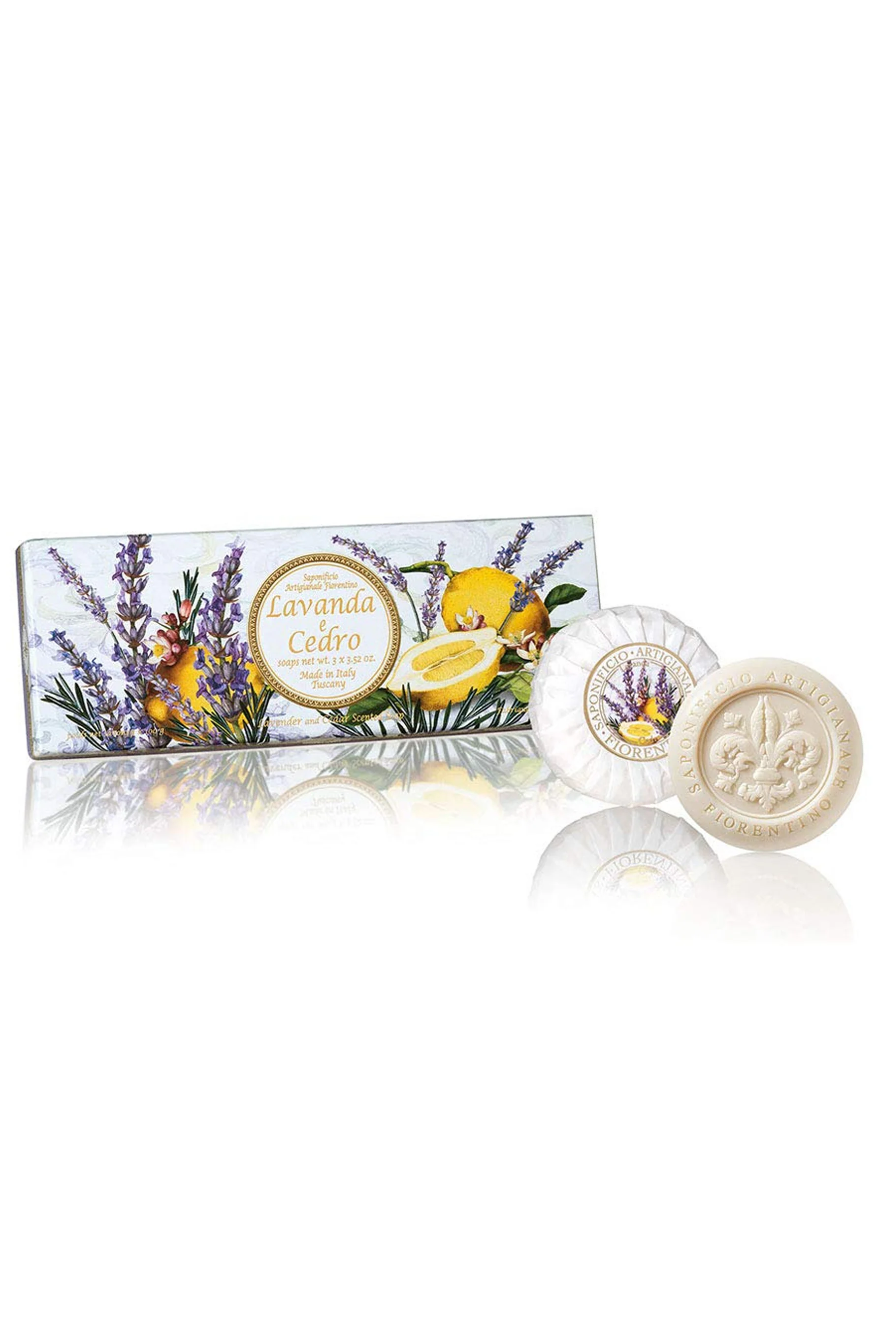 FIORENTINO Soap Lavender Lemon 100g 3 Pack