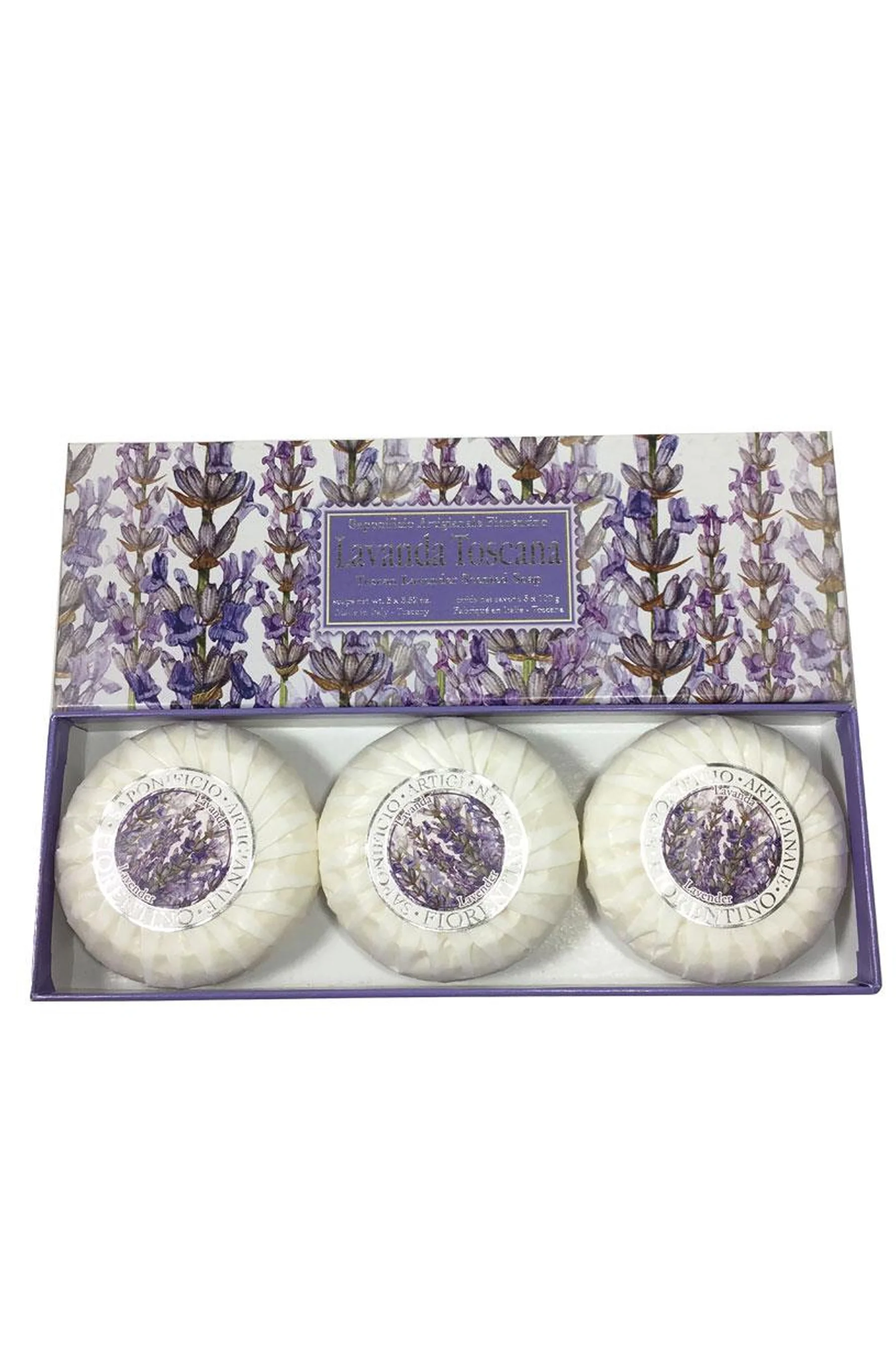FIORENTINO Soap Tuscan Lavender 100g 3pk
