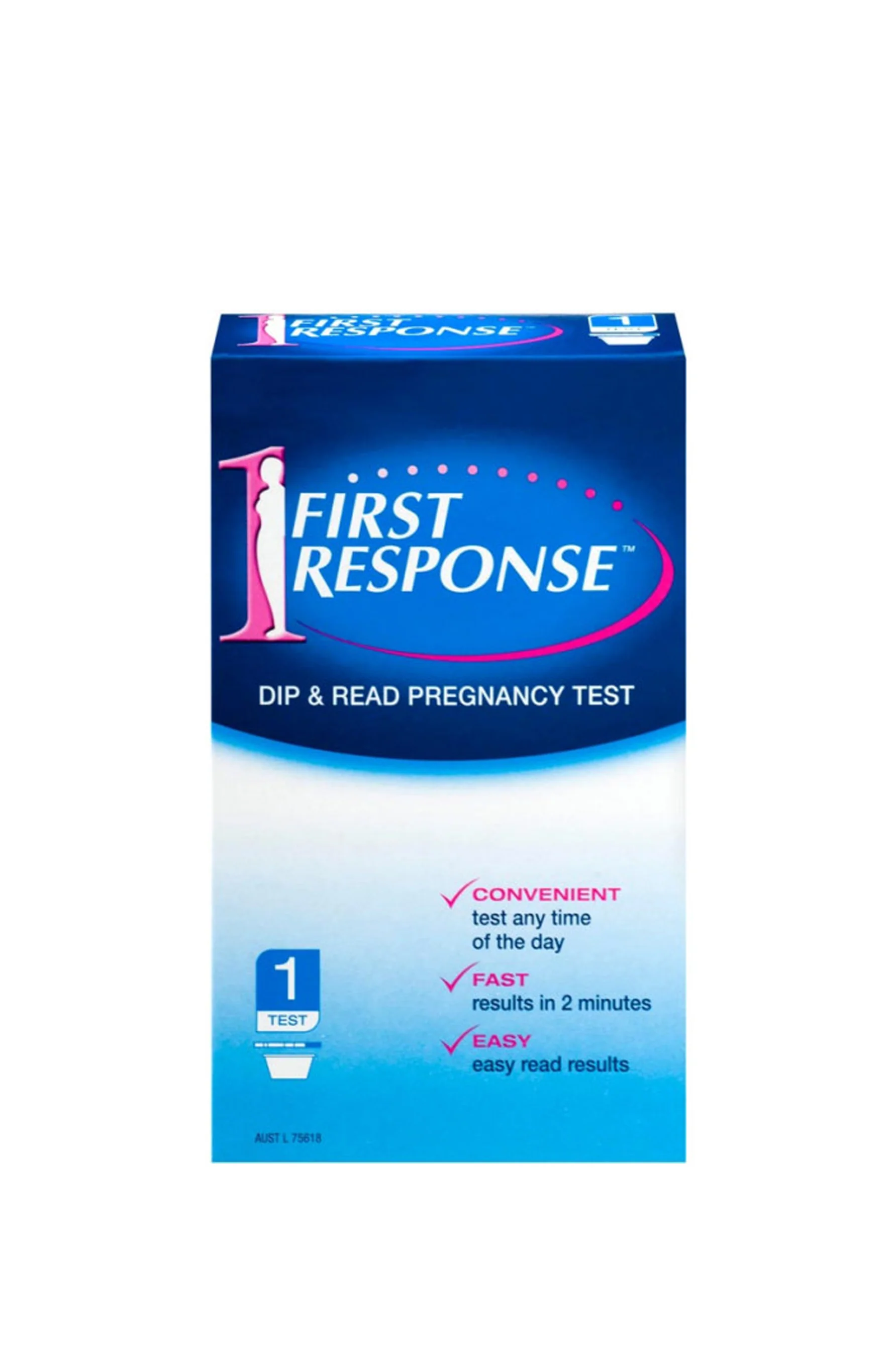 First Response Dip and Read Pregnancy 1 Test