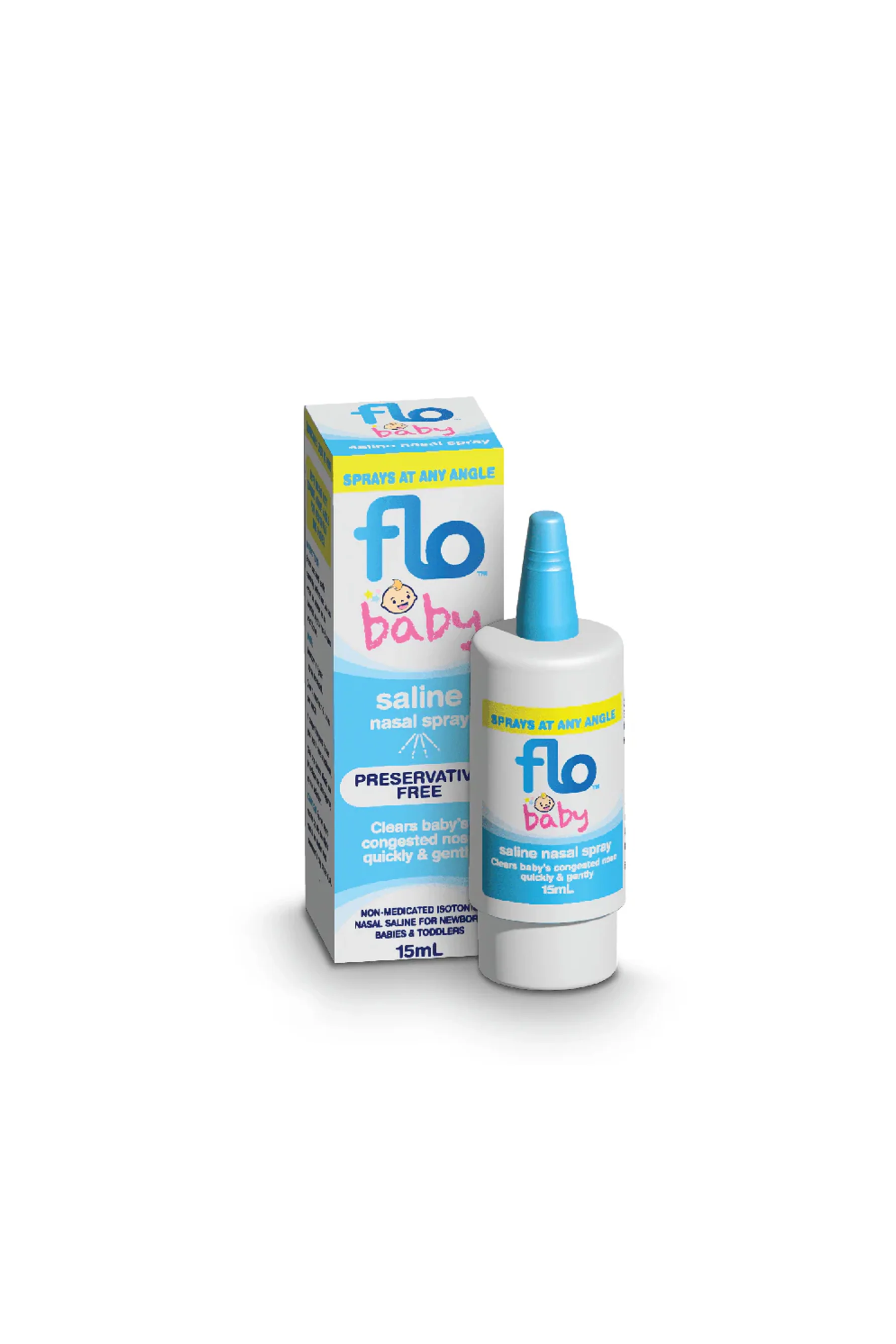 FLO Baby Saline + Nasal Spray 15ml