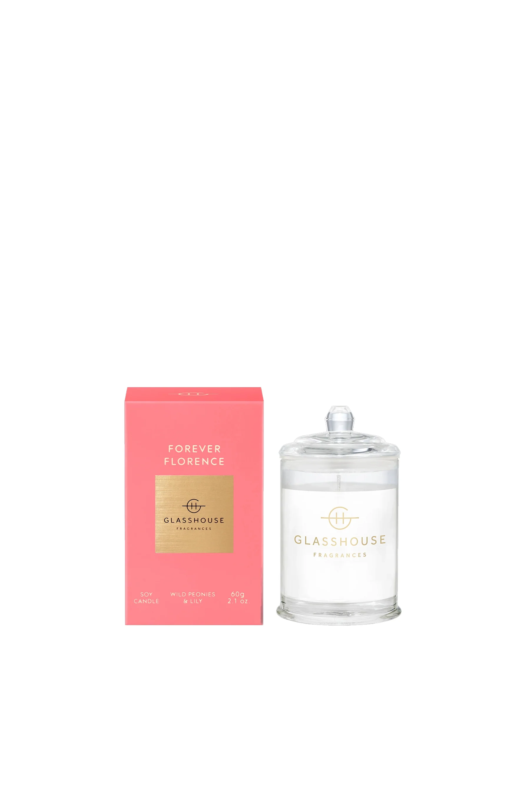 GLASSHOUSE FRAGRANCES Forever Florence Candle 60g