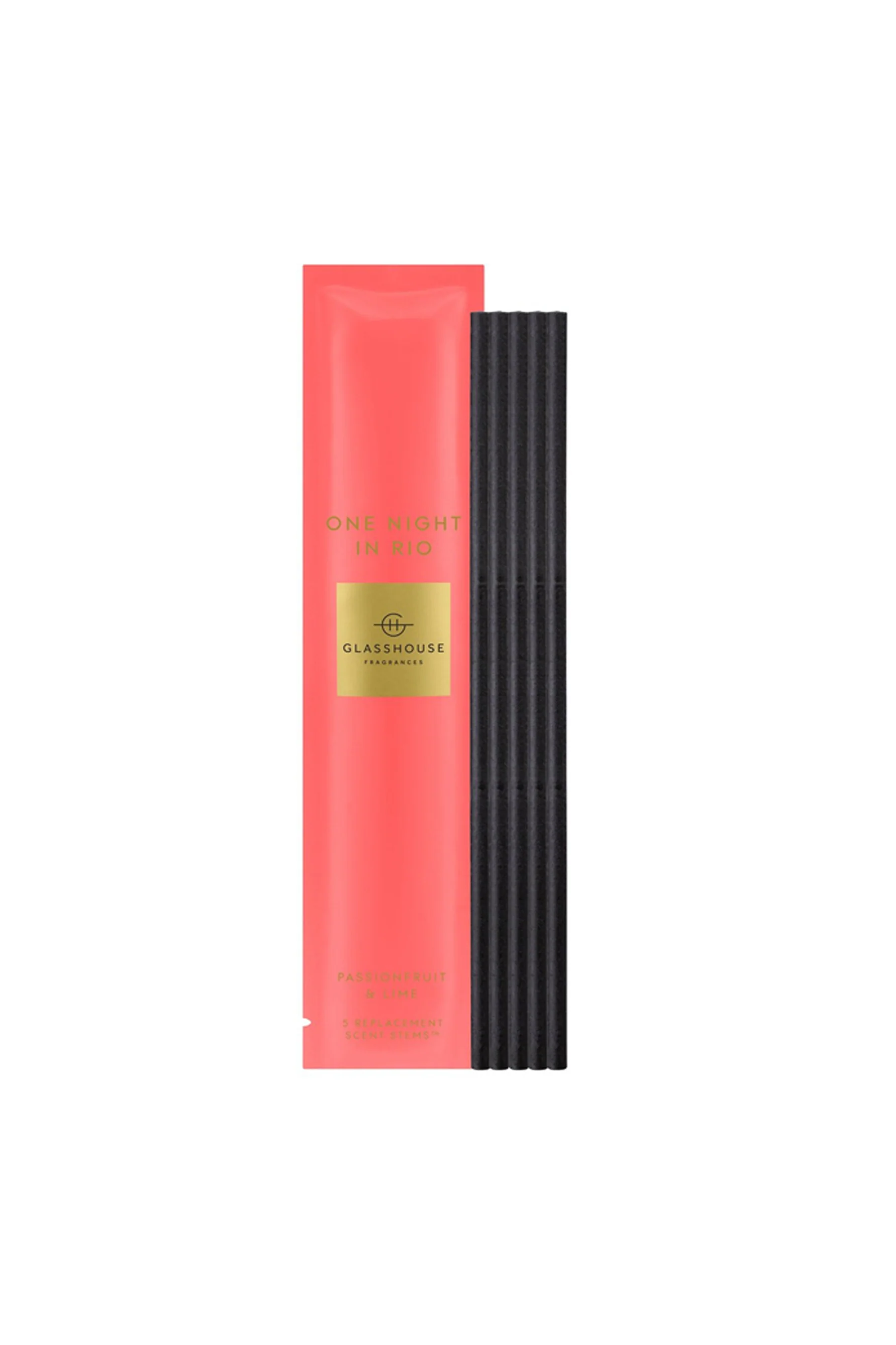 GLASSHOUSE FRAGRANCES One Night in Rio -5 Replacement Scent Stems