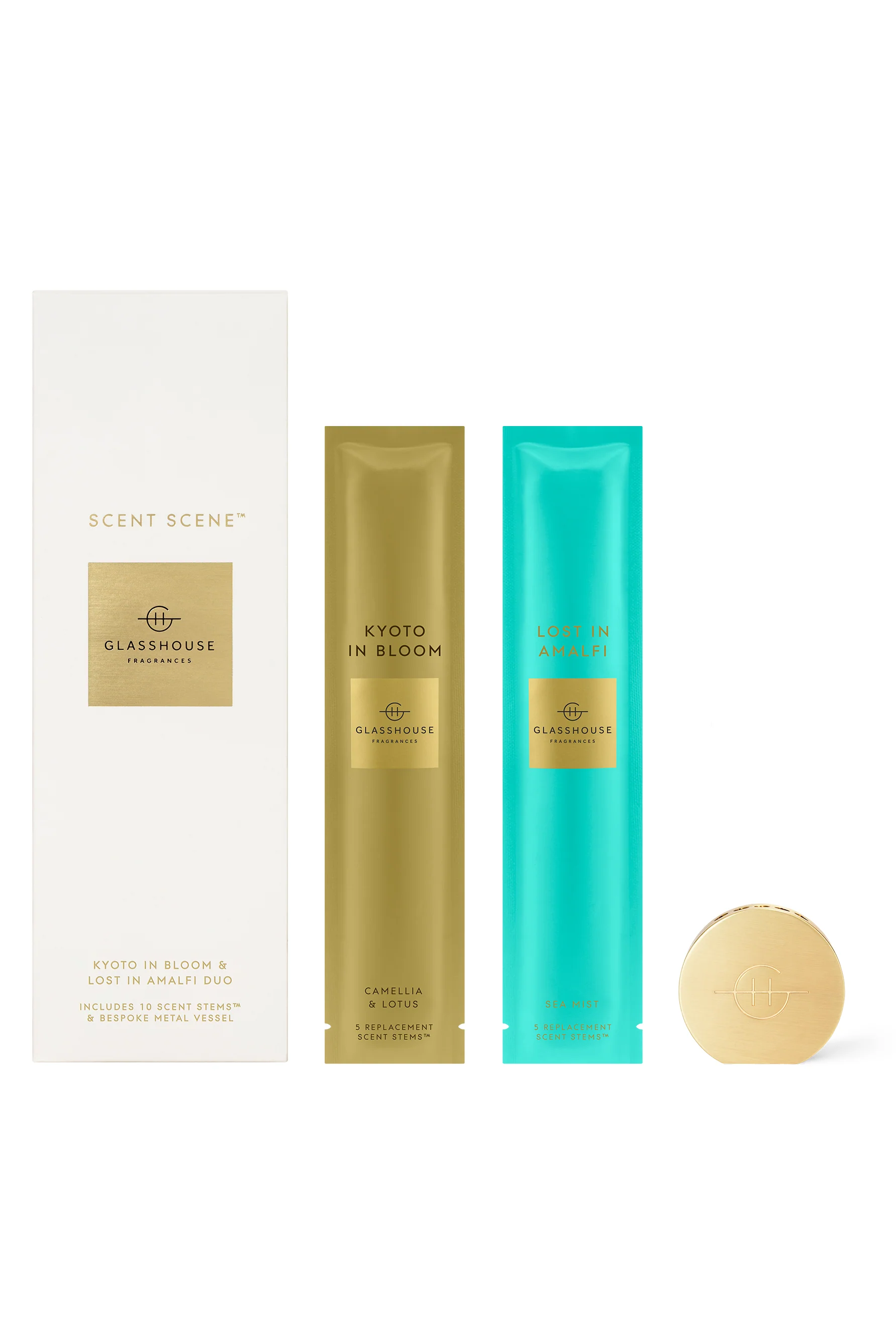 GLASSHOUSE FRAGRANCES Scent Scene Duo - Lost in Amalfi & Kyoto in Bloom