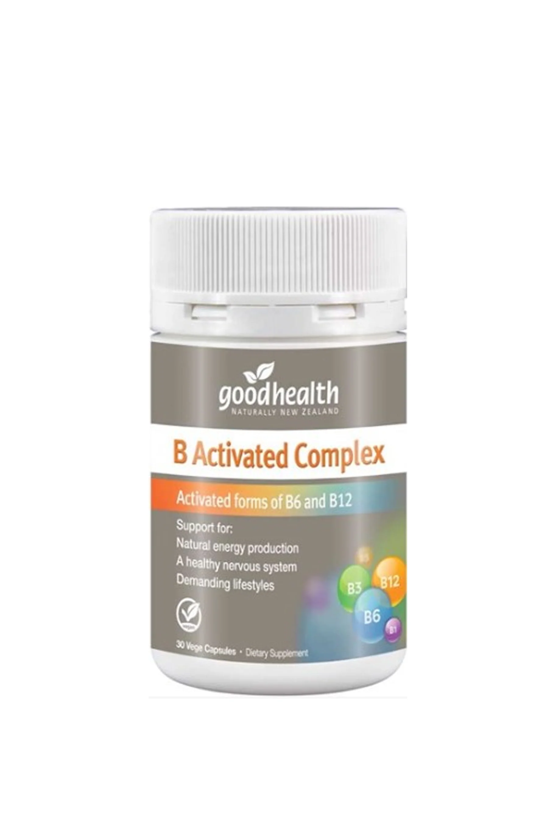 GOOD HEALTH B Activated Complex 30 Capsules