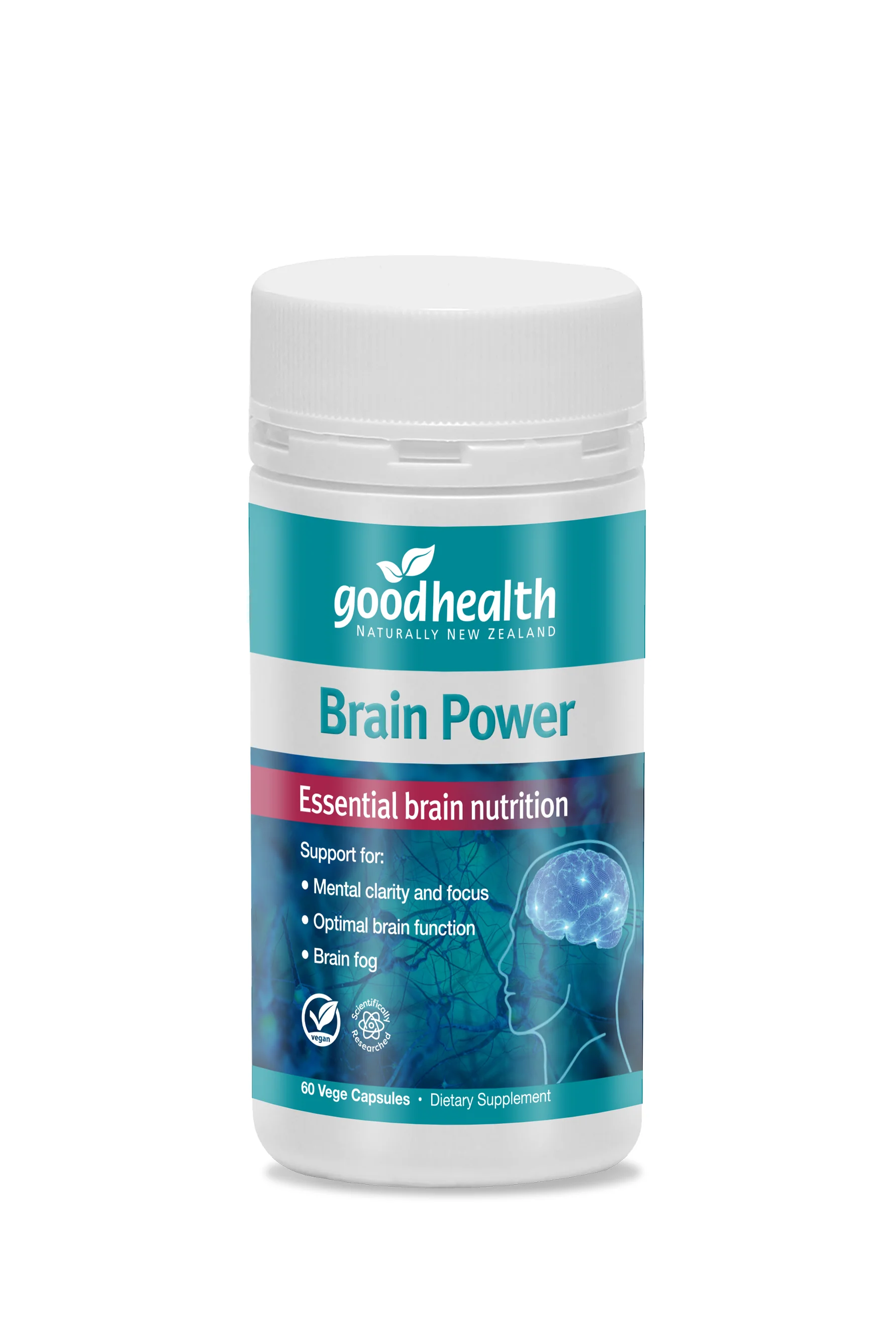 GOOD HEALTH Brain Power 60 Capsules