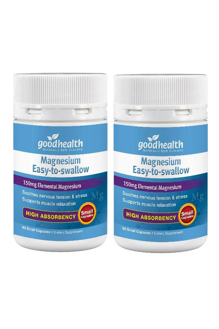 GOOD HEALTH Magnesium Easy Swallow 90cap 2pk