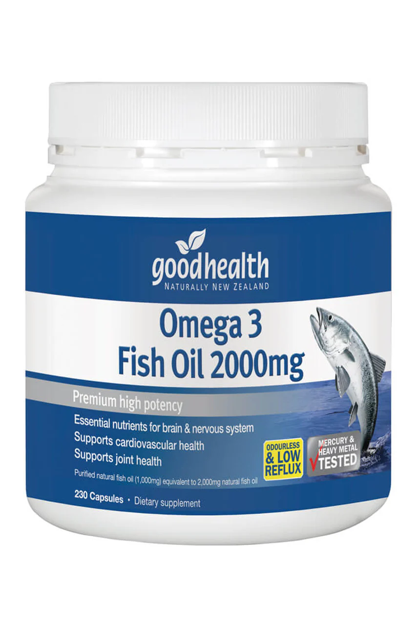 GOOD HEALTH Omega-3 Fish Oil 2000mg 230caps