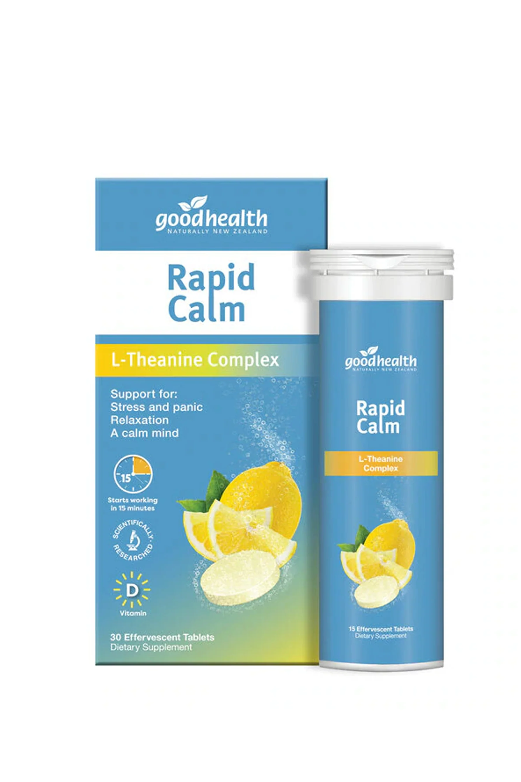 GOOD HEALTH Rapid Calm Effervescent 30 Tablets