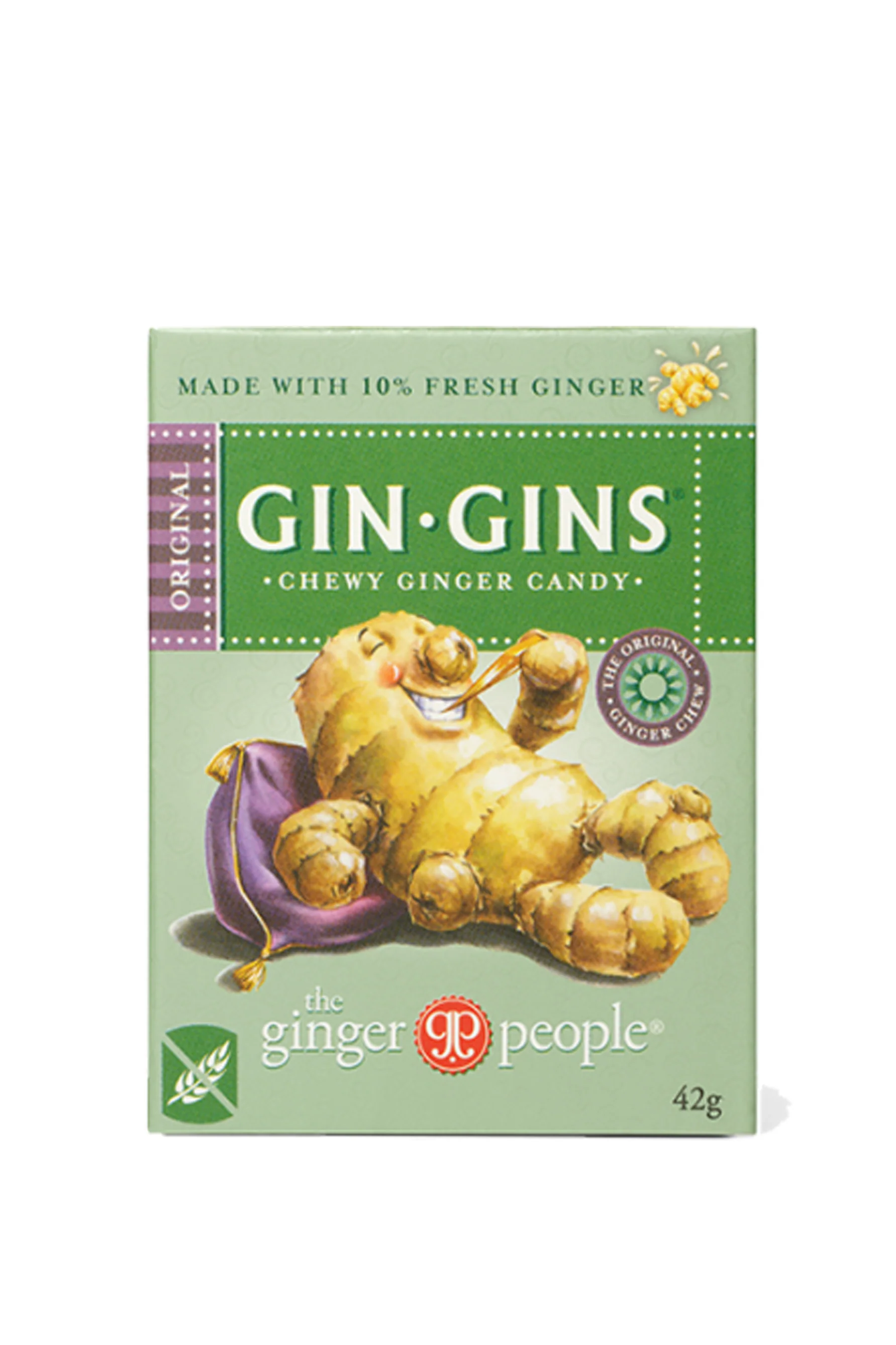 GINGINS Original Ginger Chews 42g