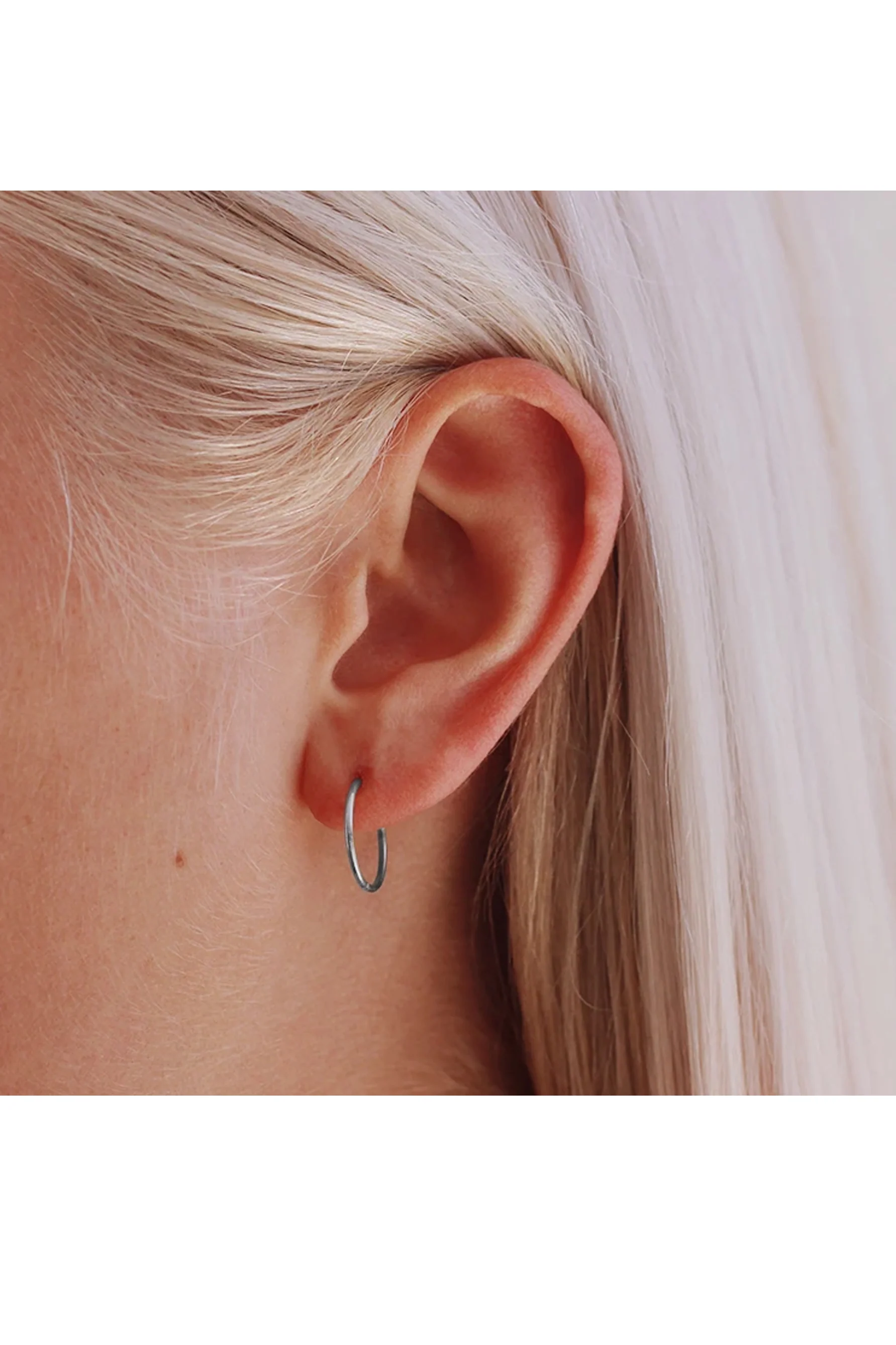 GLAM 60411 Regular 12mm Sleeper, Sterling Silver - Image 2