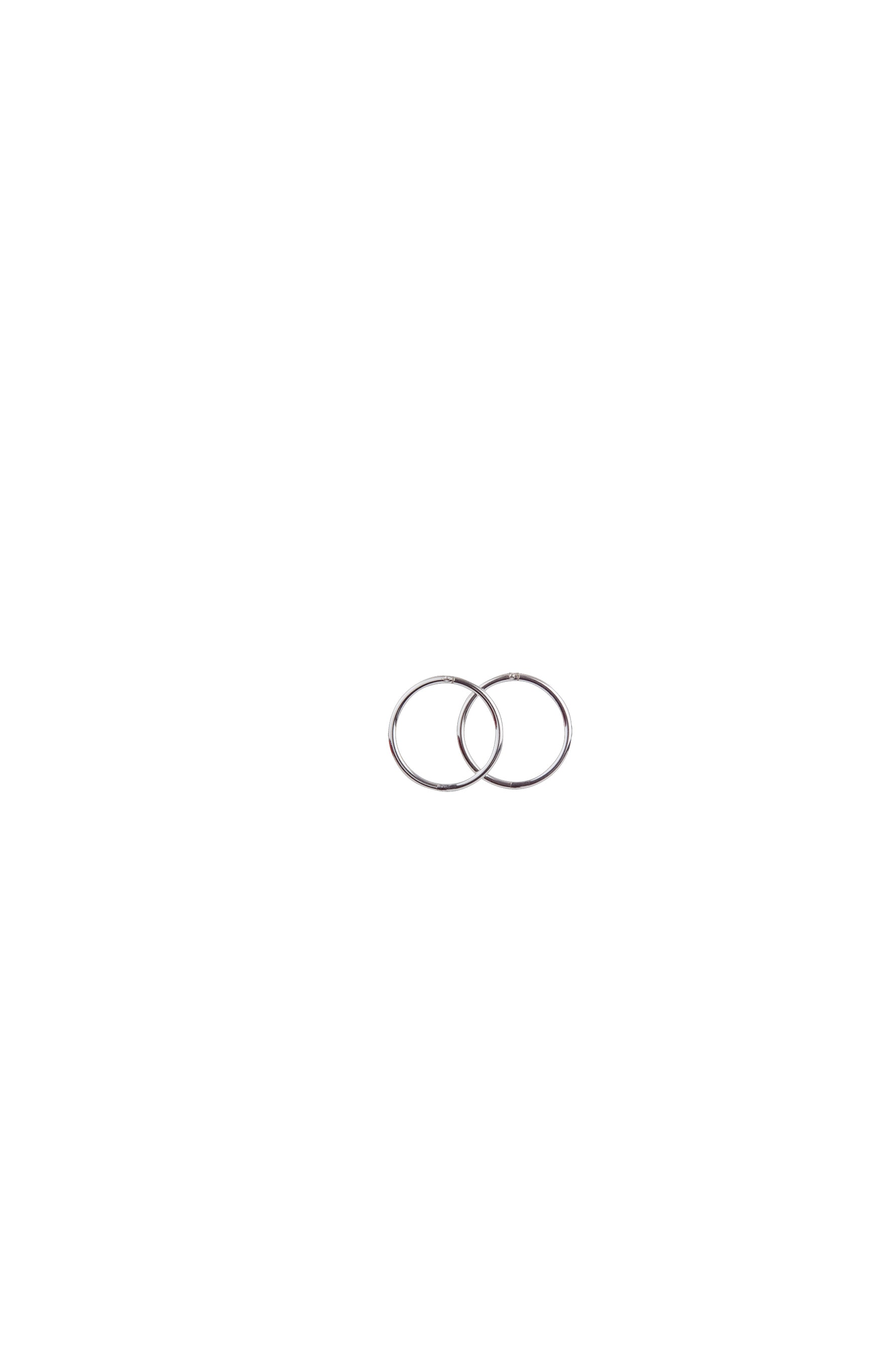 GLAM 60451 Micro 8mm Sleeper Sterling Silver