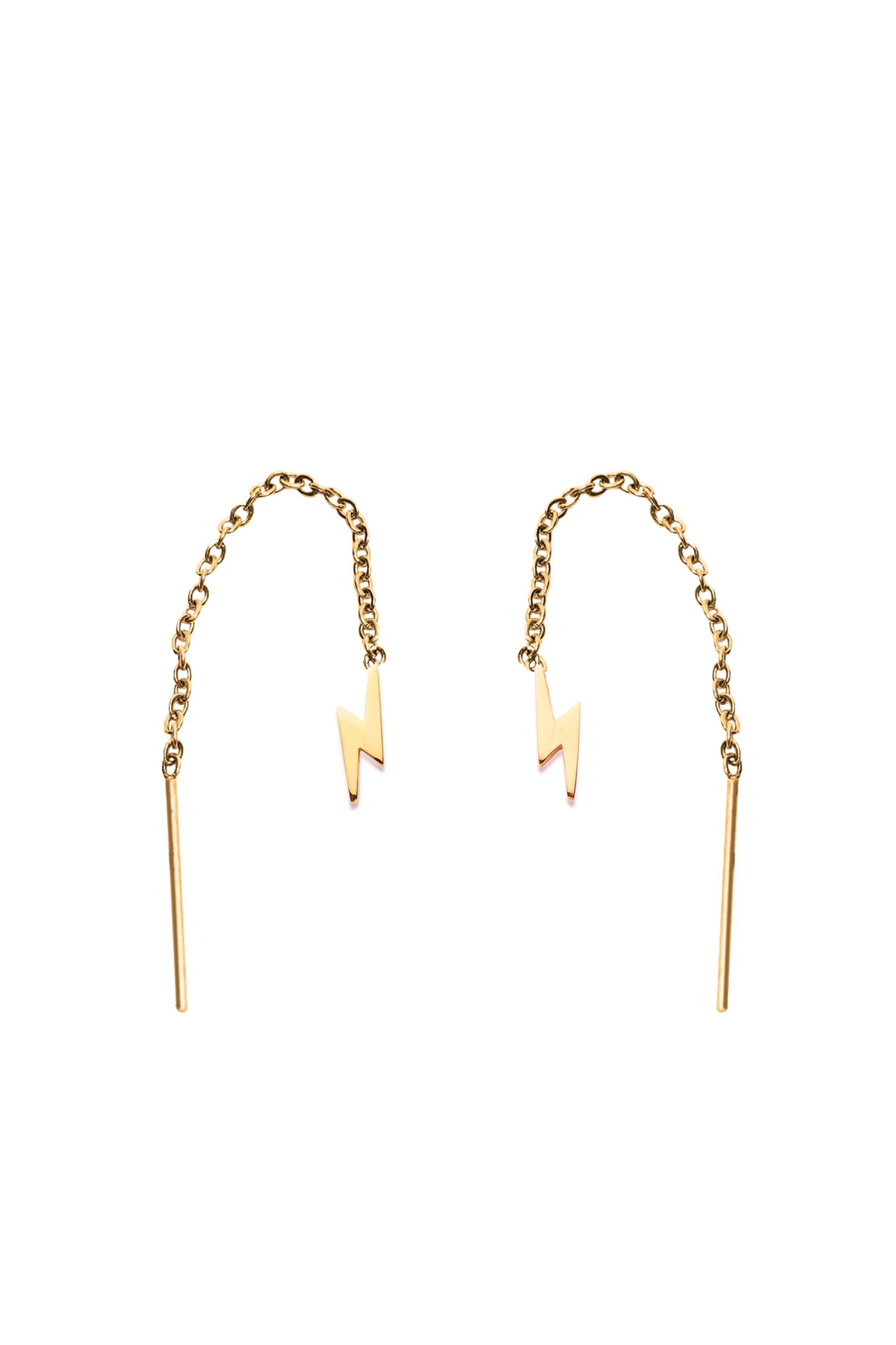 GLAM Gold Lightening Bolt Threads