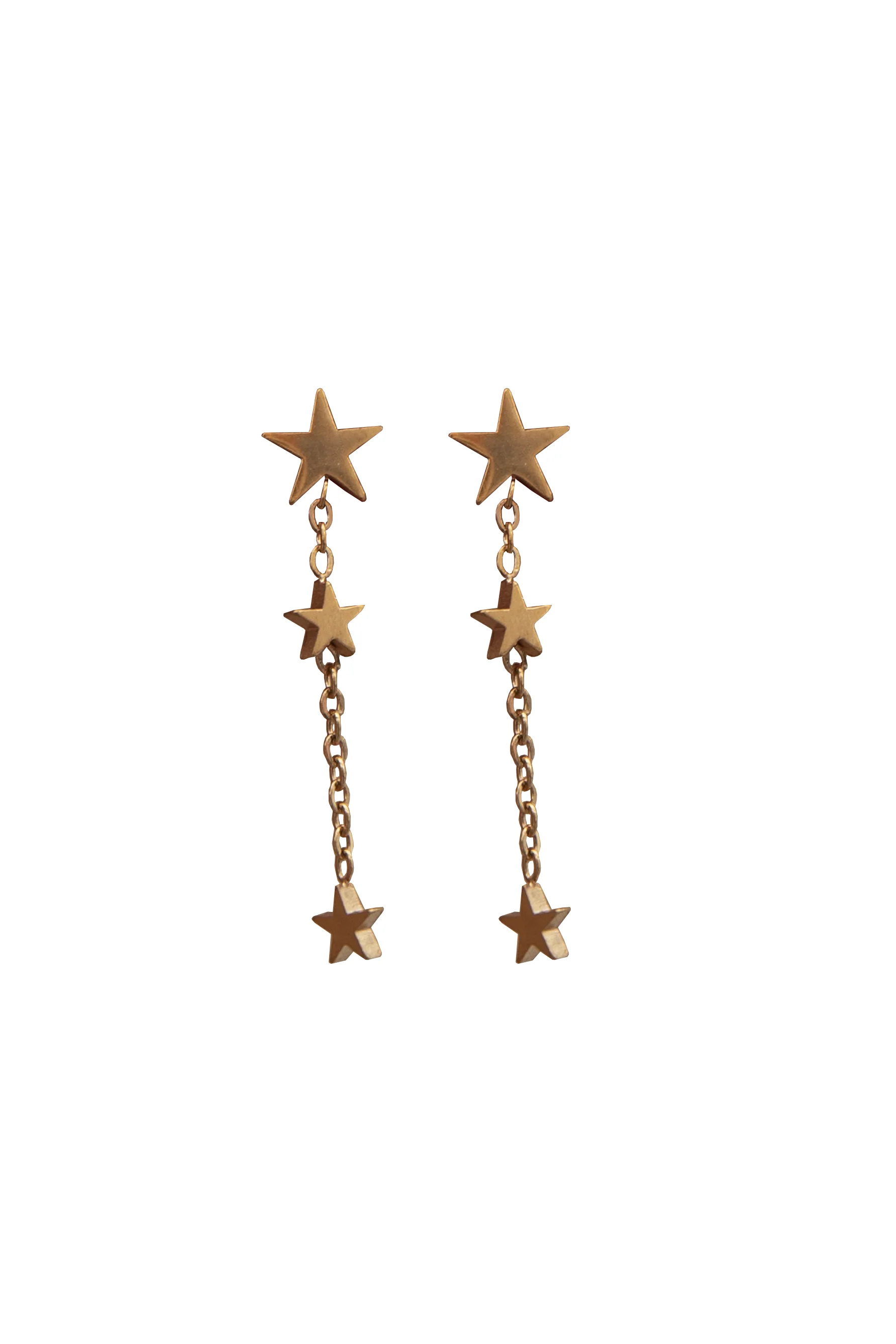 GLAM Gold Triple Star Drop