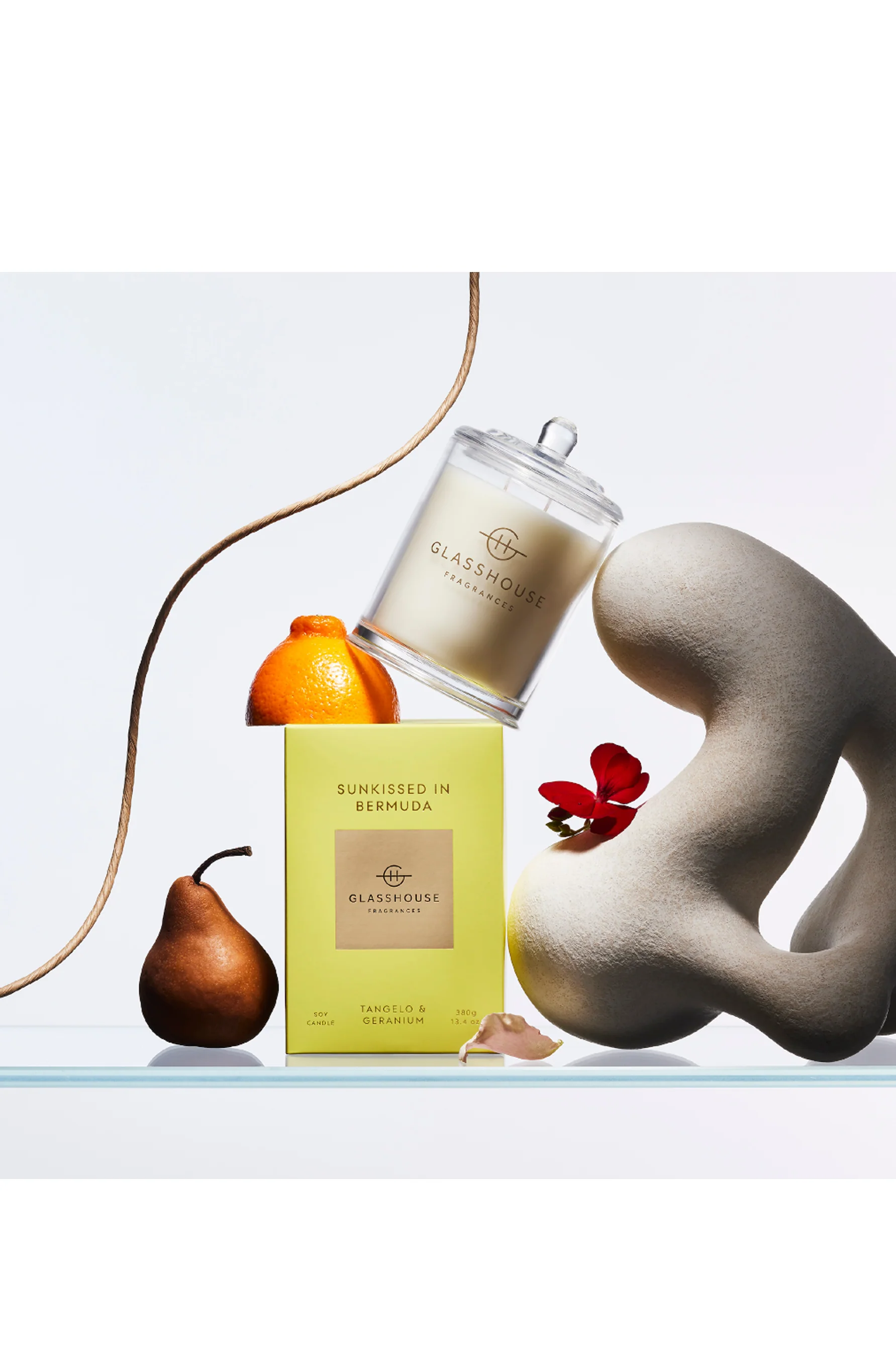 GLASSHOUSE FRAGRANCES Candle Sunkissed in Bermuda 380g - Image 2