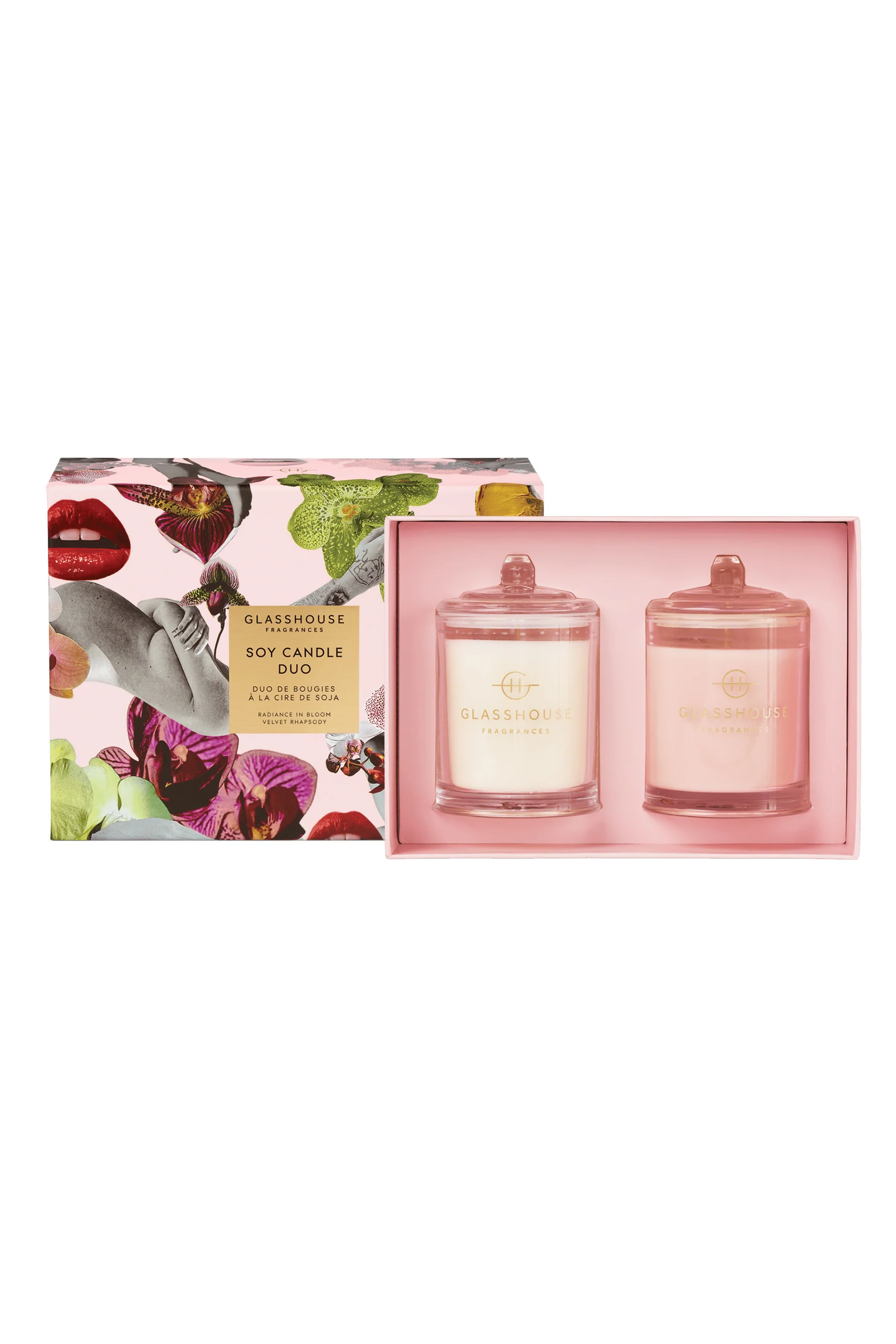 GLASSHOUSE FRAGRANCES Radiance In Bloom & Velvet Rhapsody Set