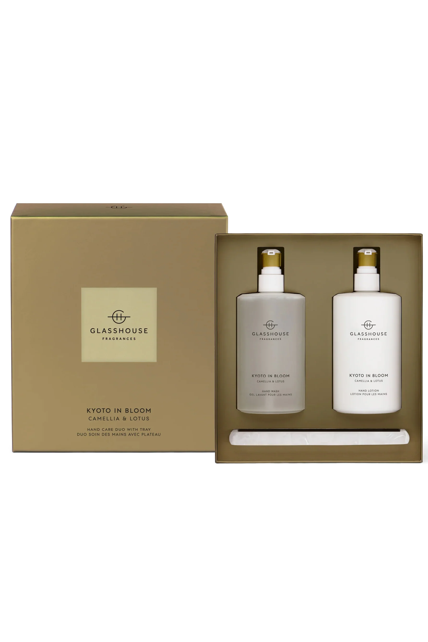 GLASSHOUSE FRAGRANCES Hand Care Kyoto In Bloom 2pc Set