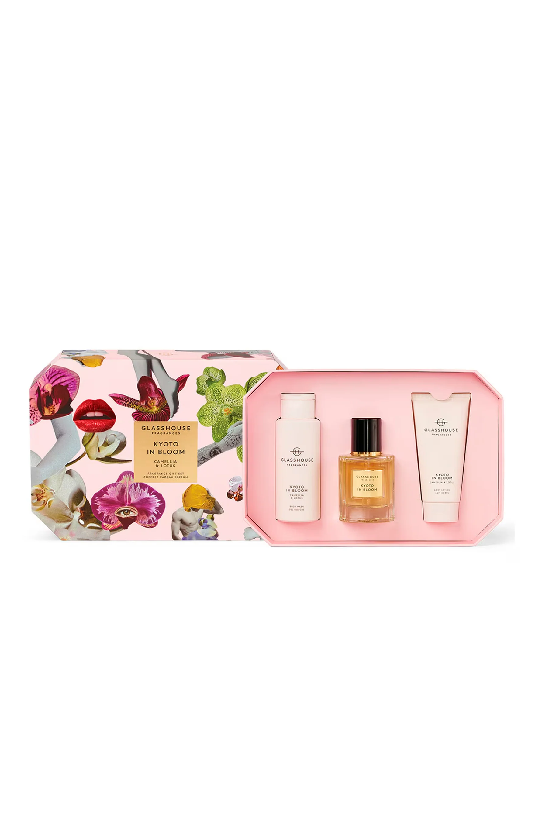 GLASSHOUSE FRAGRANCES Kyoto in Bloom Fragrance Set